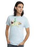Alien Riding Pug T-Shirt, , alternate