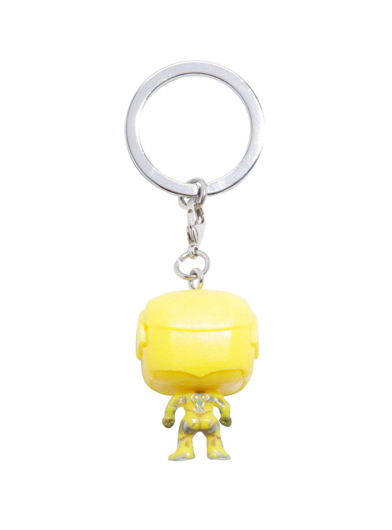 Funko Power Rangers Yellow Ranger Pocket Pop! Key Chain, , alternate