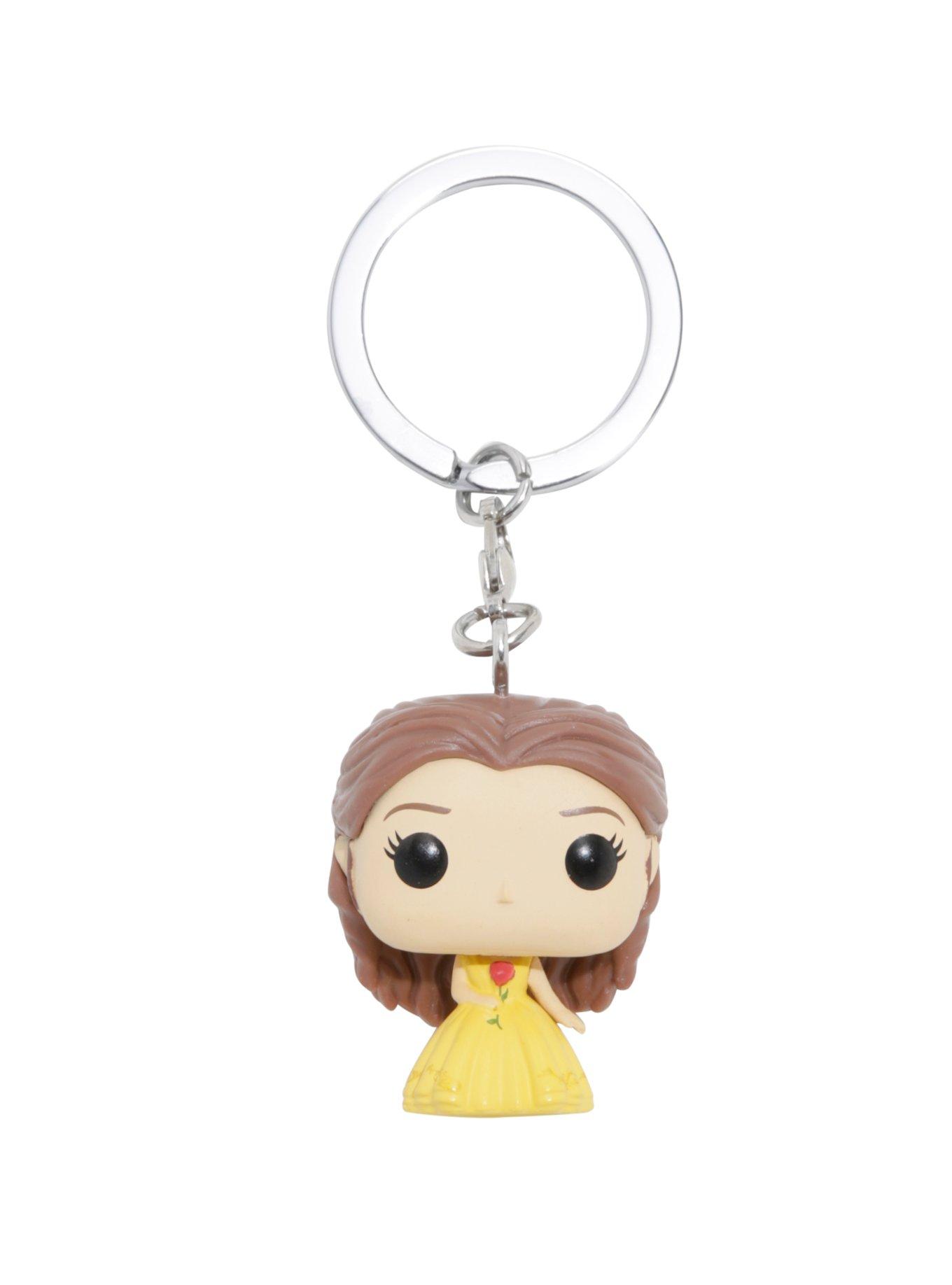 Funko Disney Beauty And The Beast Pocket Pop! Belle Vinyl Key Chain, , alternate