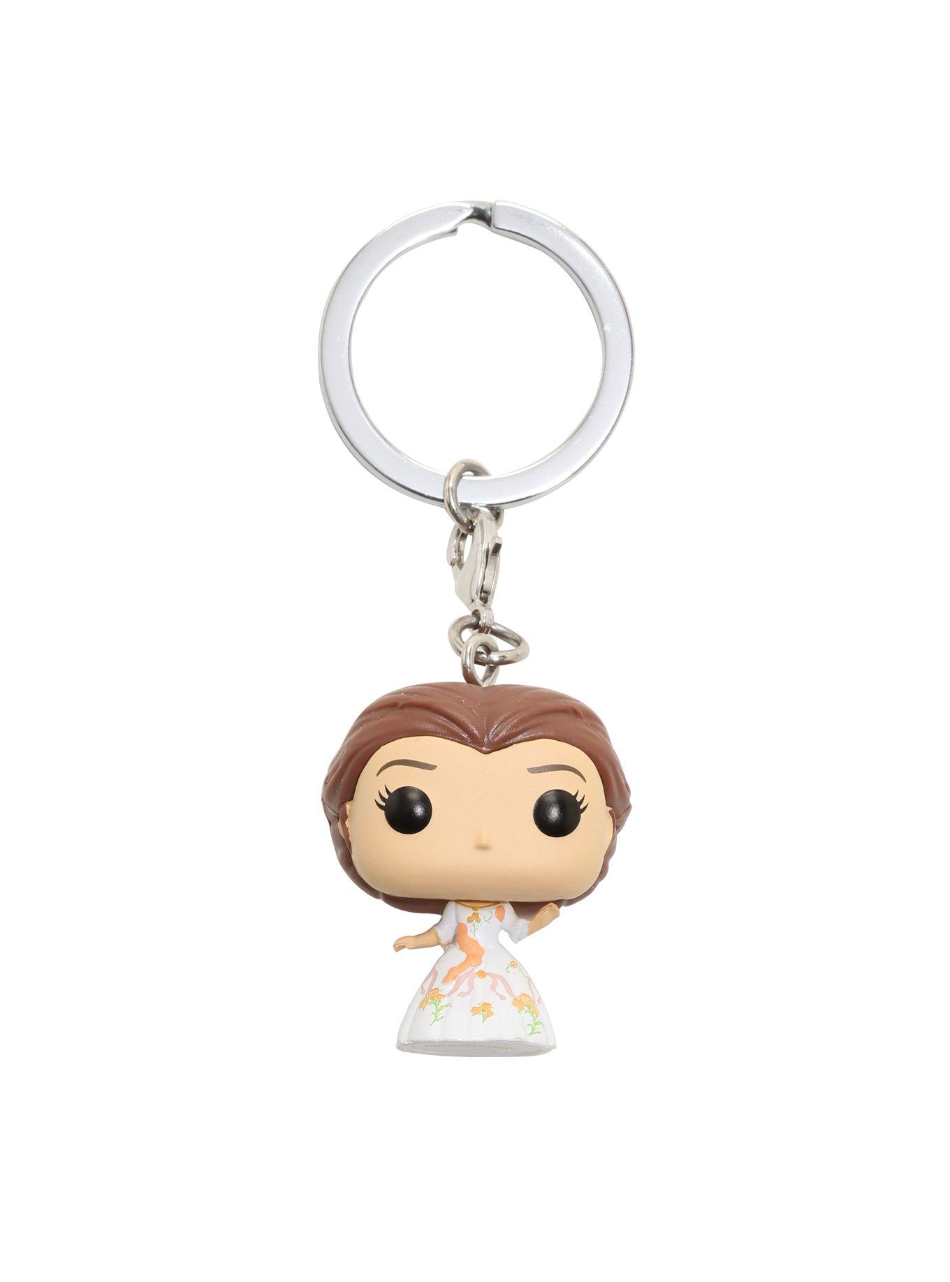 Funko Disney Beauty And The Beast Pocket Pop! Belle Celebration Vinyl Key Chain, , alternate