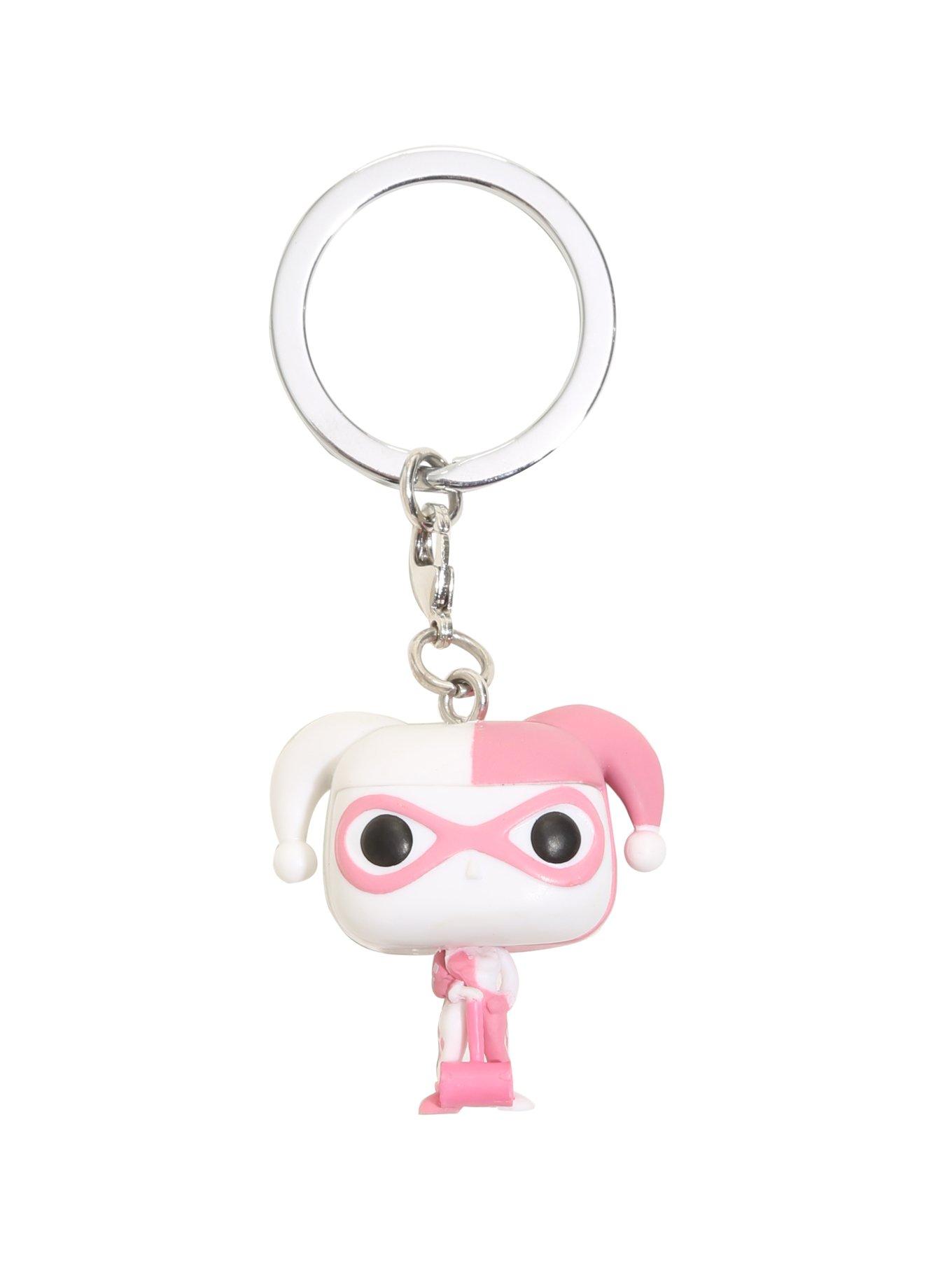 Funko DC Comics Batman Harley Quinn (Pink) Pocket POP! Key Chain Hot Topic Exclusive, , alternate