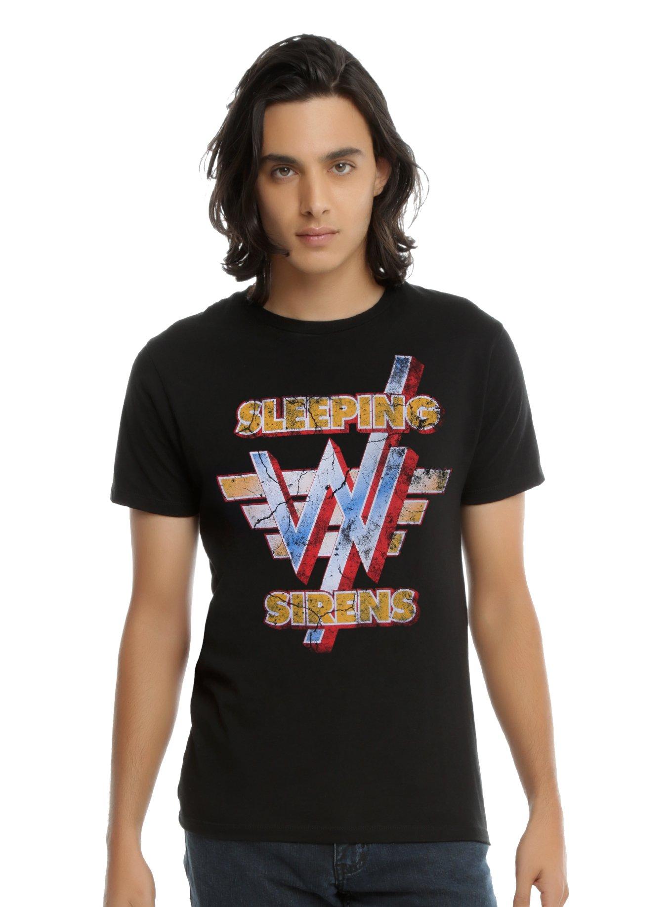 Sleeping With Sirens Retro Logo T-Shirt, , alternate