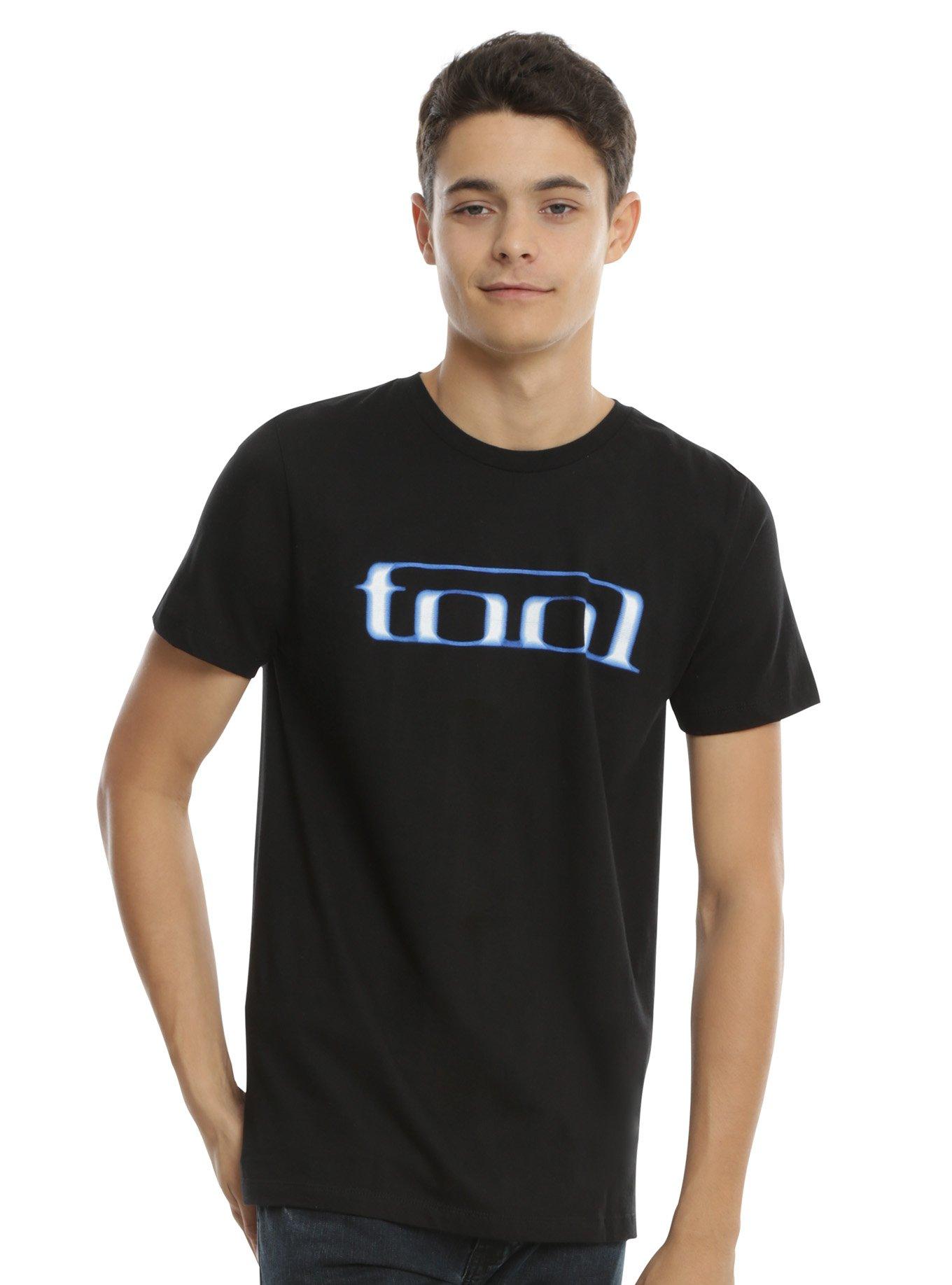 Tool Skull Blue Lines T-Shirt, , alternate