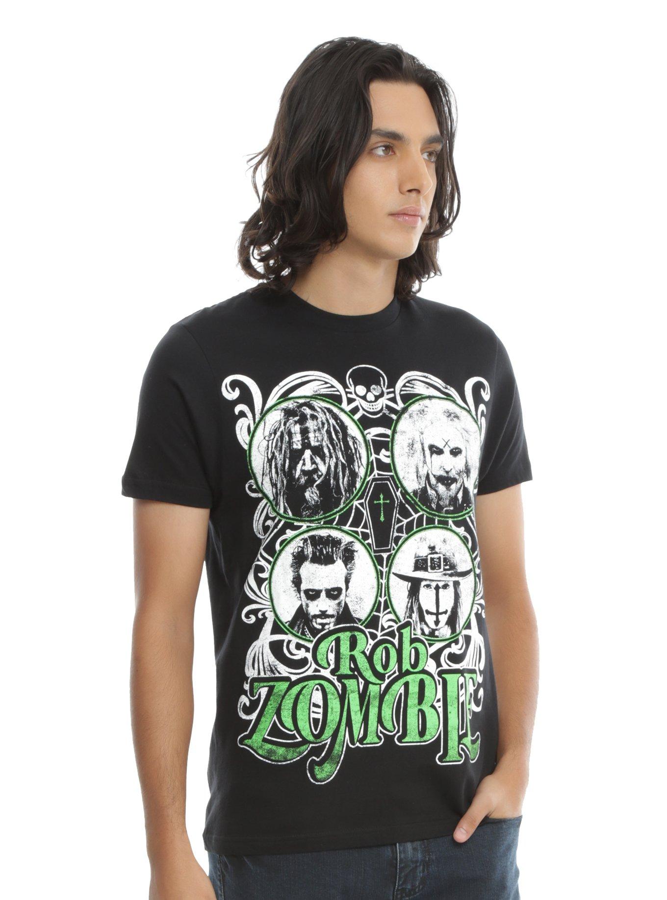 Rob Zombie Green Band T-Shirt, , alternate