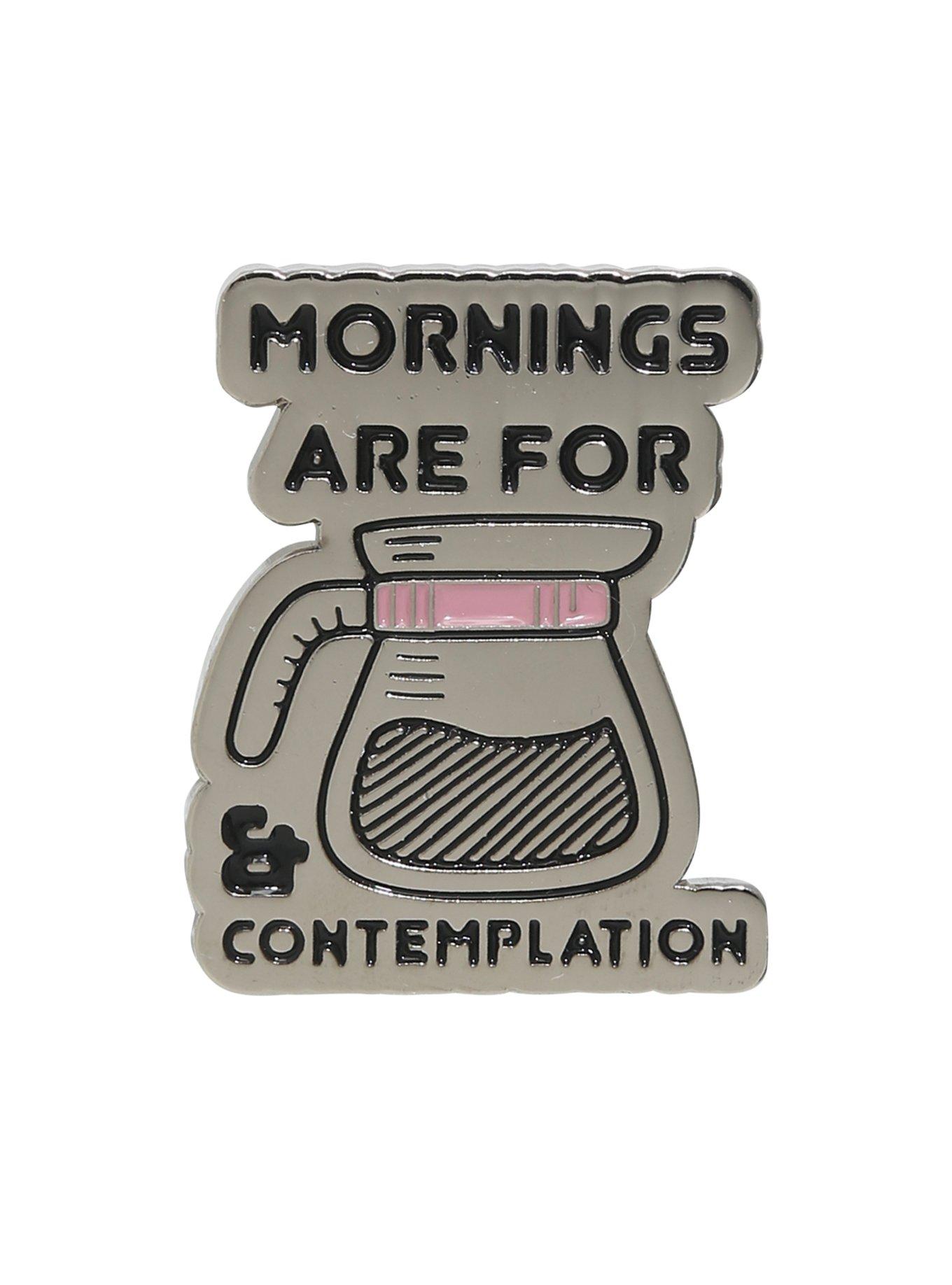 Stranger Things Mornings Enamel Pin, , alternate