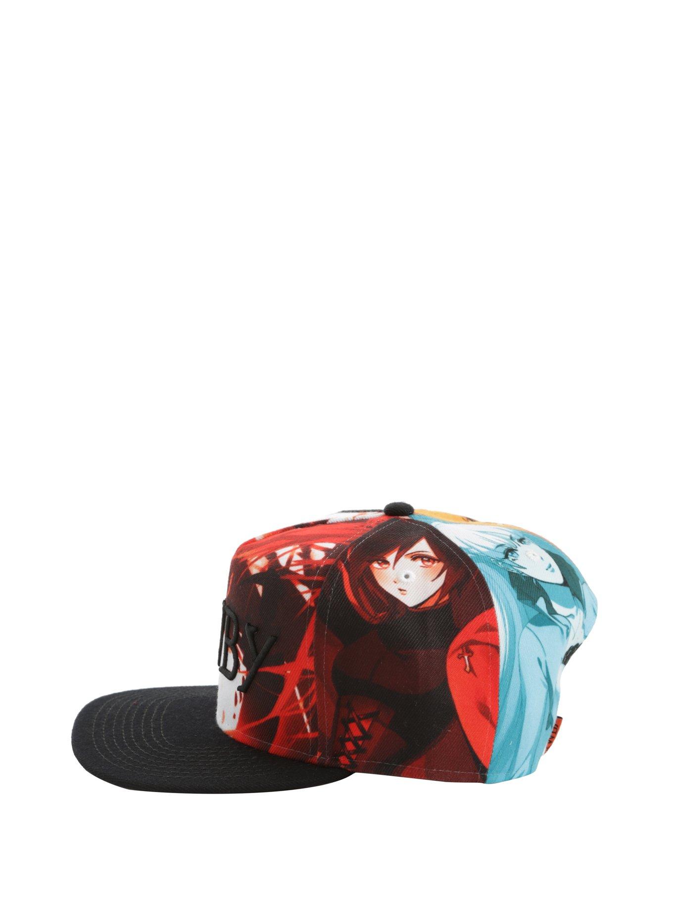 RWBY Team RWBY Sublimation Snapback Hat, , alternate