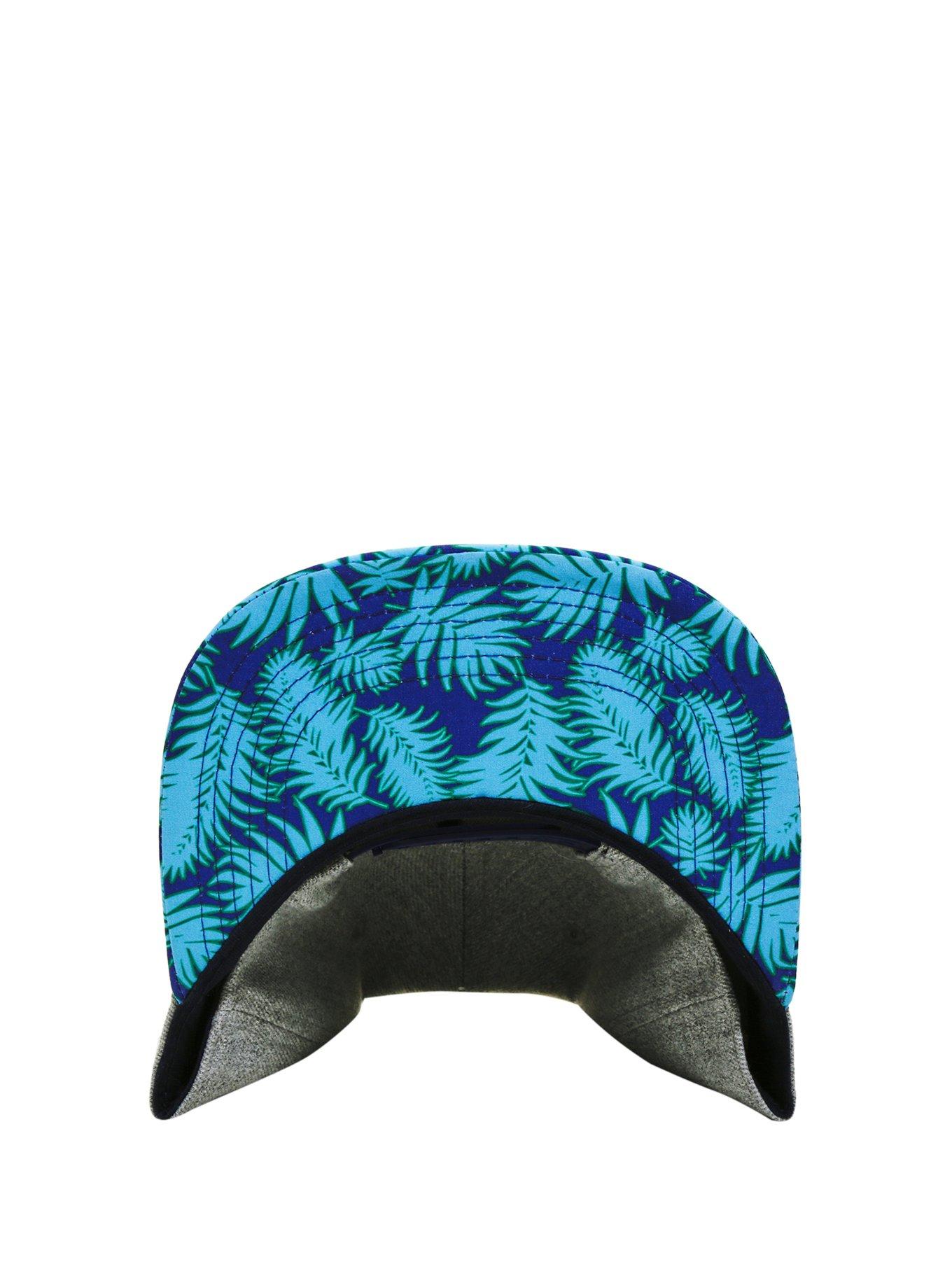 Disney Lilo & Stitch Hawaiian Print Snapback Hat, , alternate