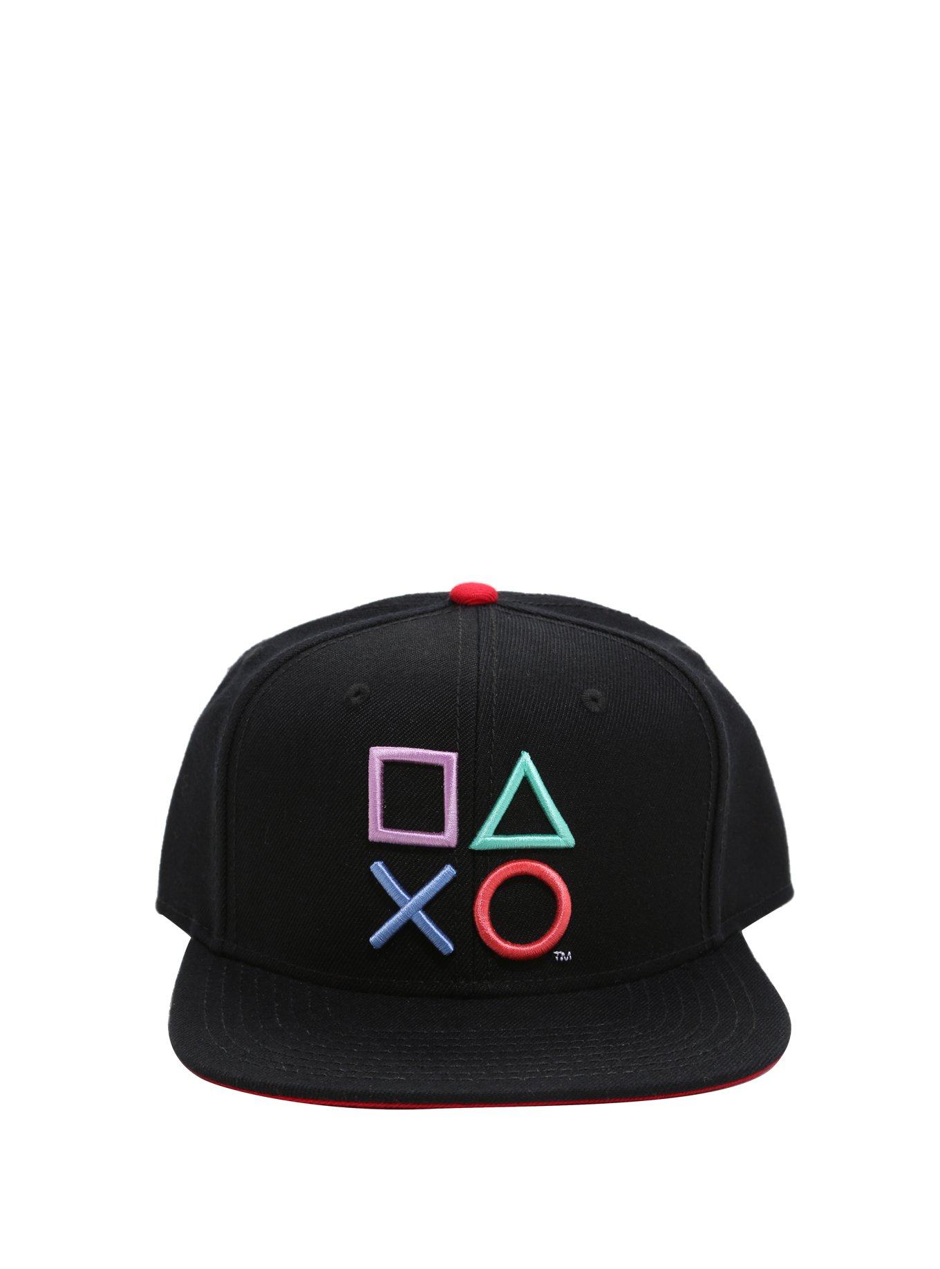 Playstation Button Snapback Hat, , alternate