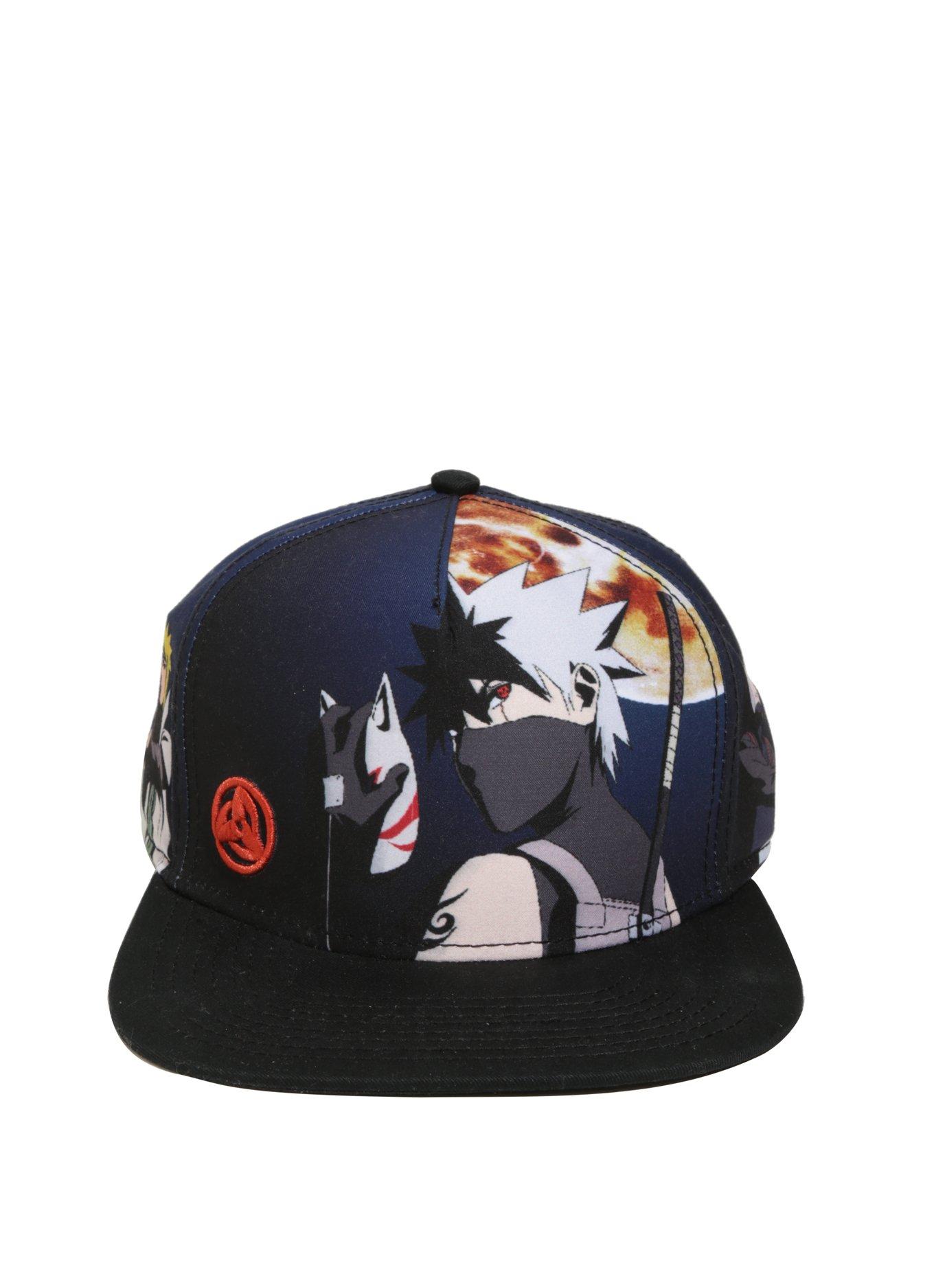 Naruto Shippuden Kakashi Sublimation Snapback Hat, , alternate