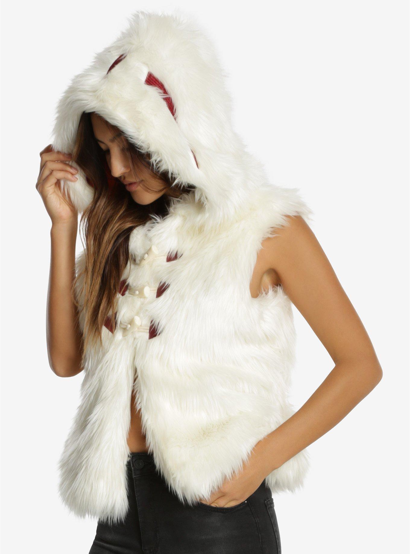 Her Universe Studio Ghibli Princess Mononoke Fur Vest, , alternate