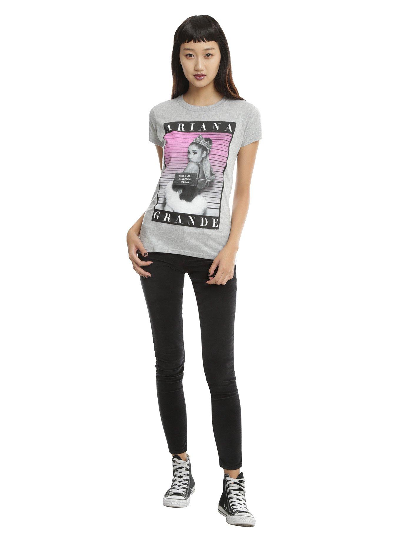 Ariana Grande Mugshot Girls T-Shirt | Hot Topic