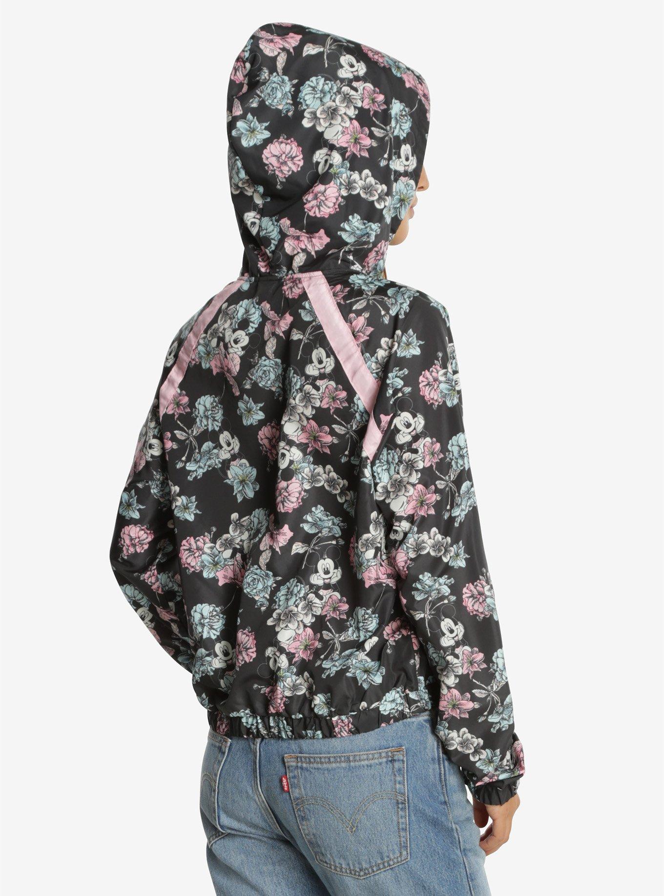 Disney Mickey Mouse Floral Windbreaker, , alternate