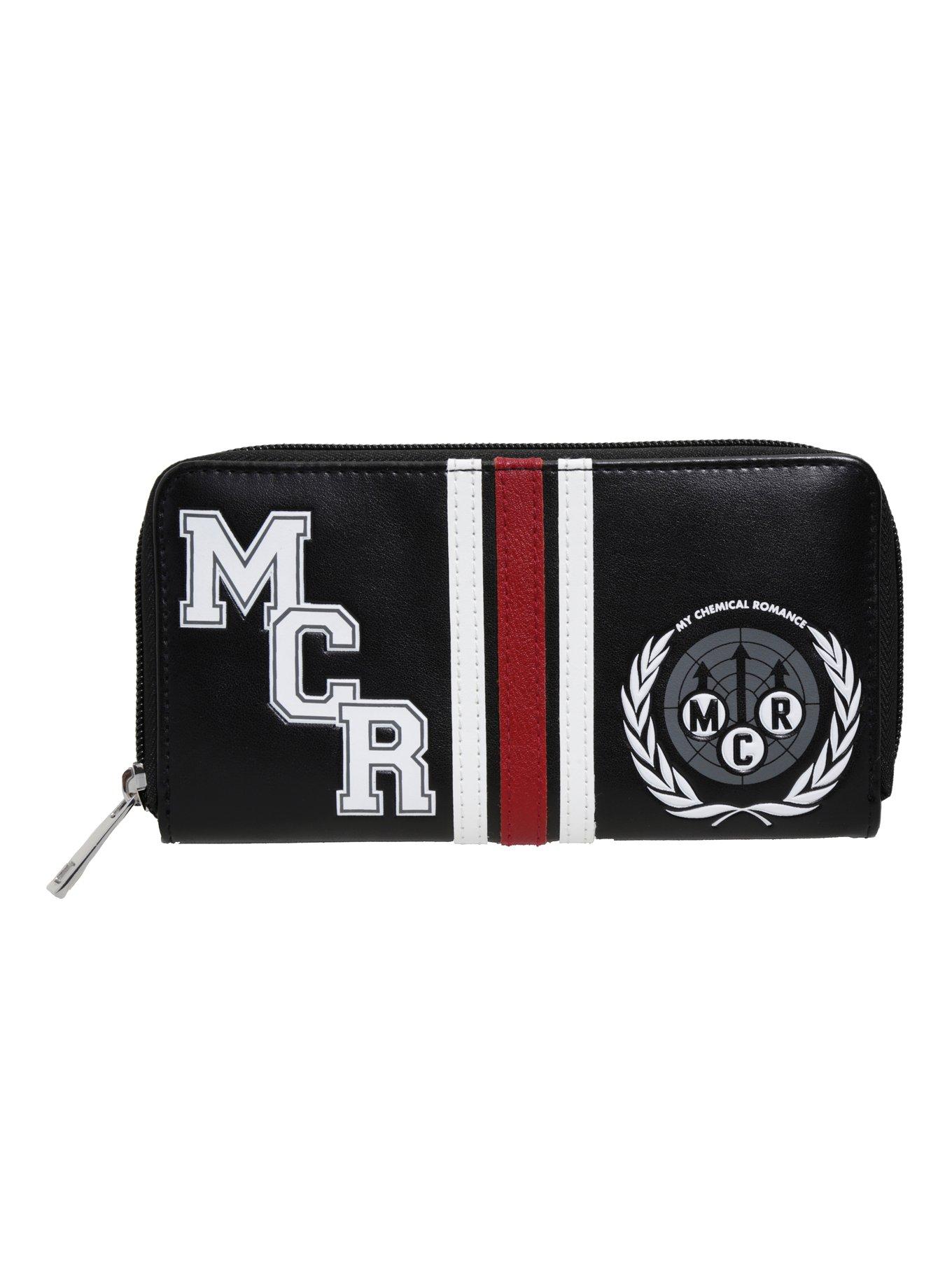 My Chemical Romance Varsity Patches Zipper Wallet, , alternate