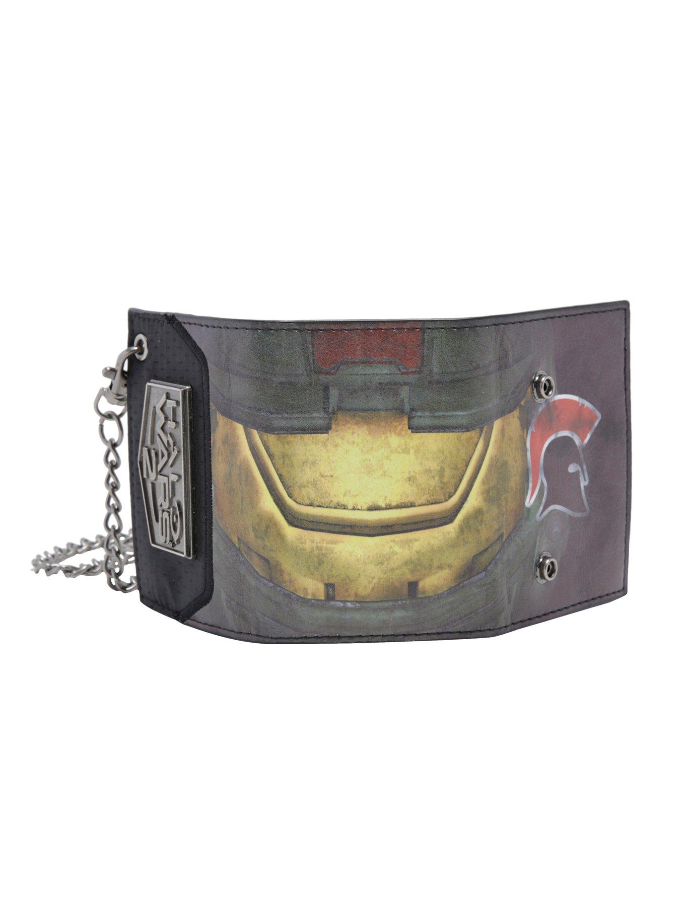 Halo Wars 2 Spartan Tri-Fold Chain Wallet, , alternate