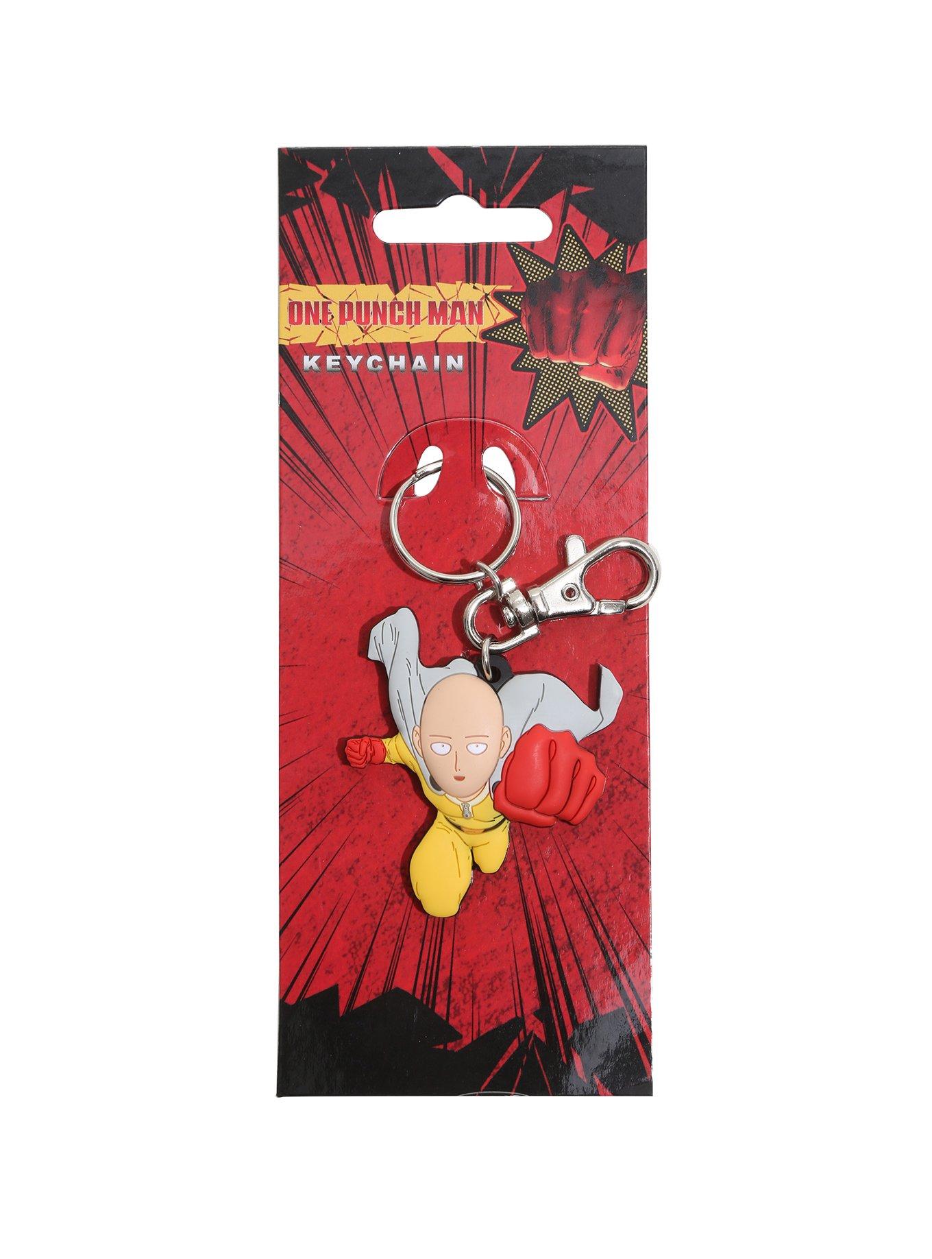 One Punch Man Saitama Key Chain, , alternate