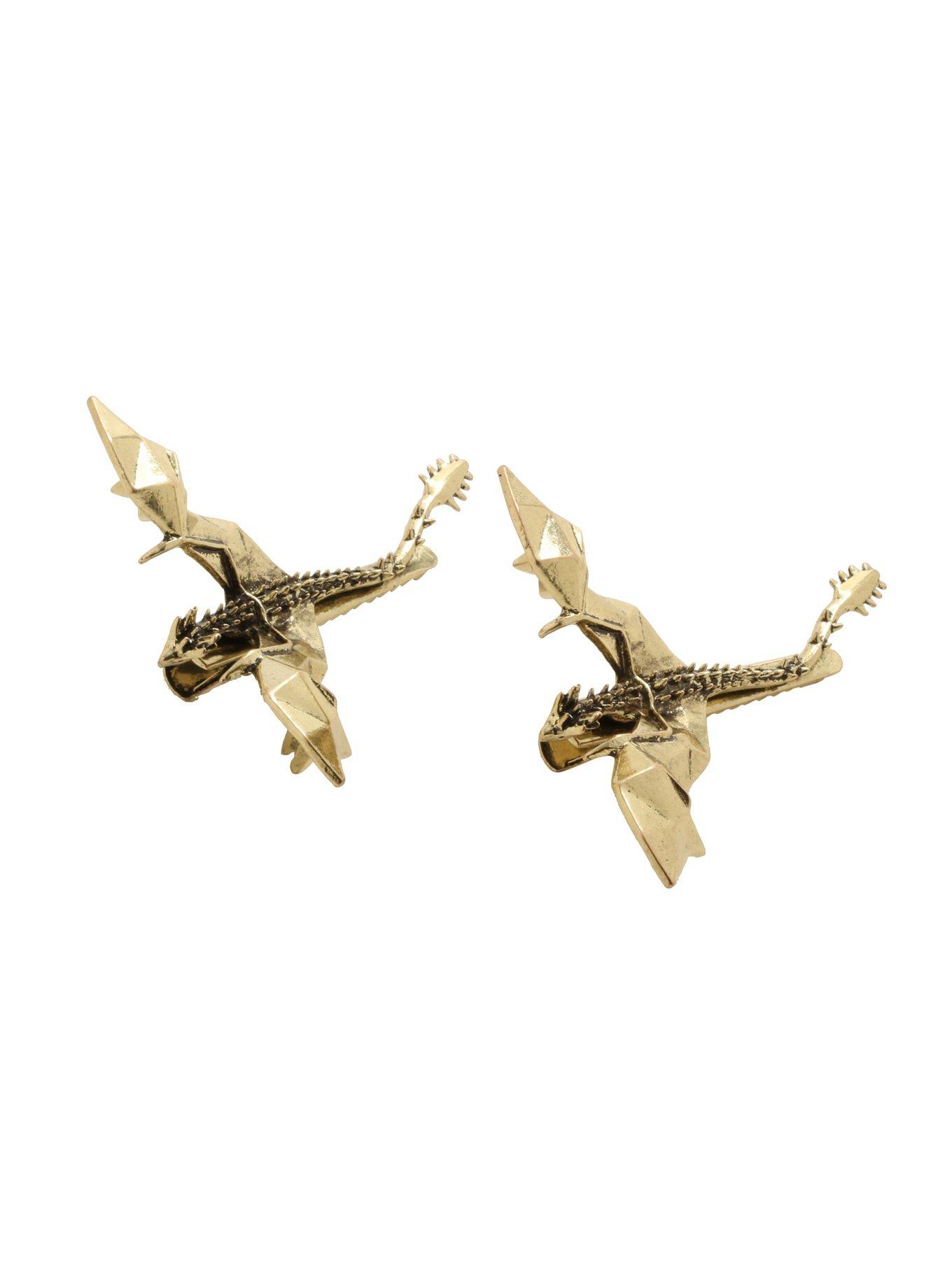 Harry Potter Hungarian Horntail Dragon Hair Clips, , alternate