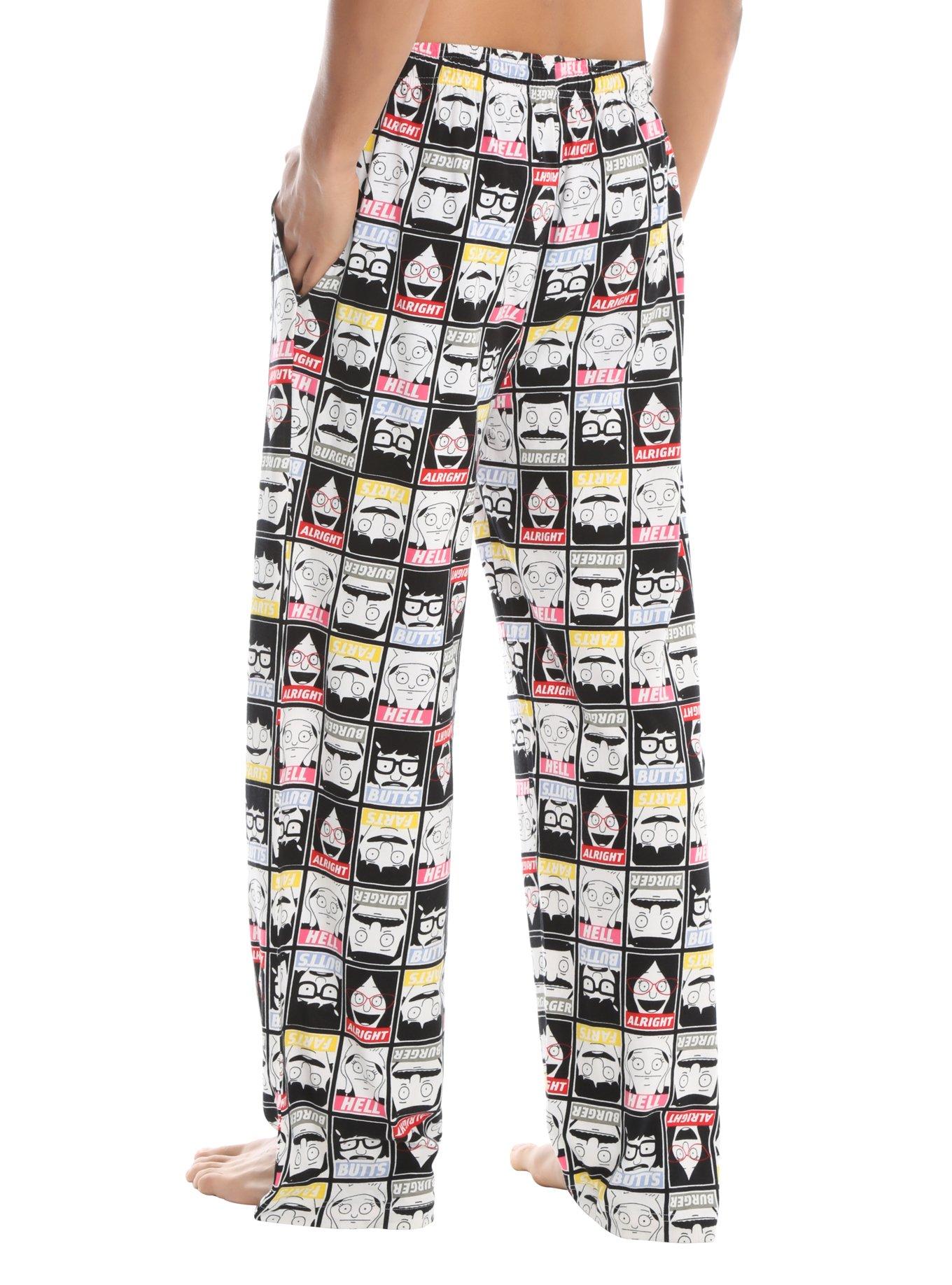 Bob's Burgers Family Faces Guys Pajama Pants, , alternate