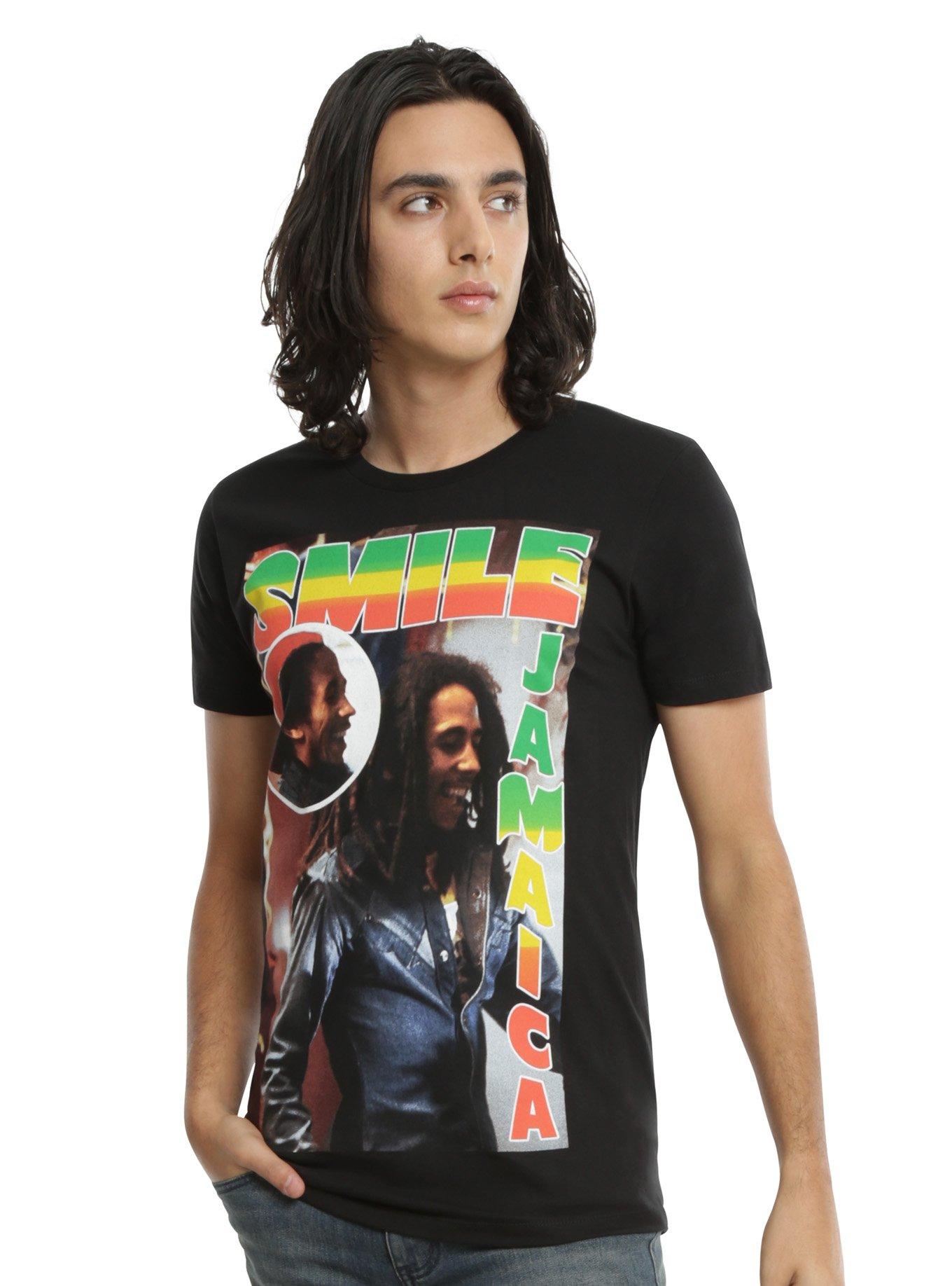 Bob Marley Smile Jamaica T-Shirt, , alternate