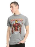 Marvel Iron Man Metal T-Shirt, , alternate