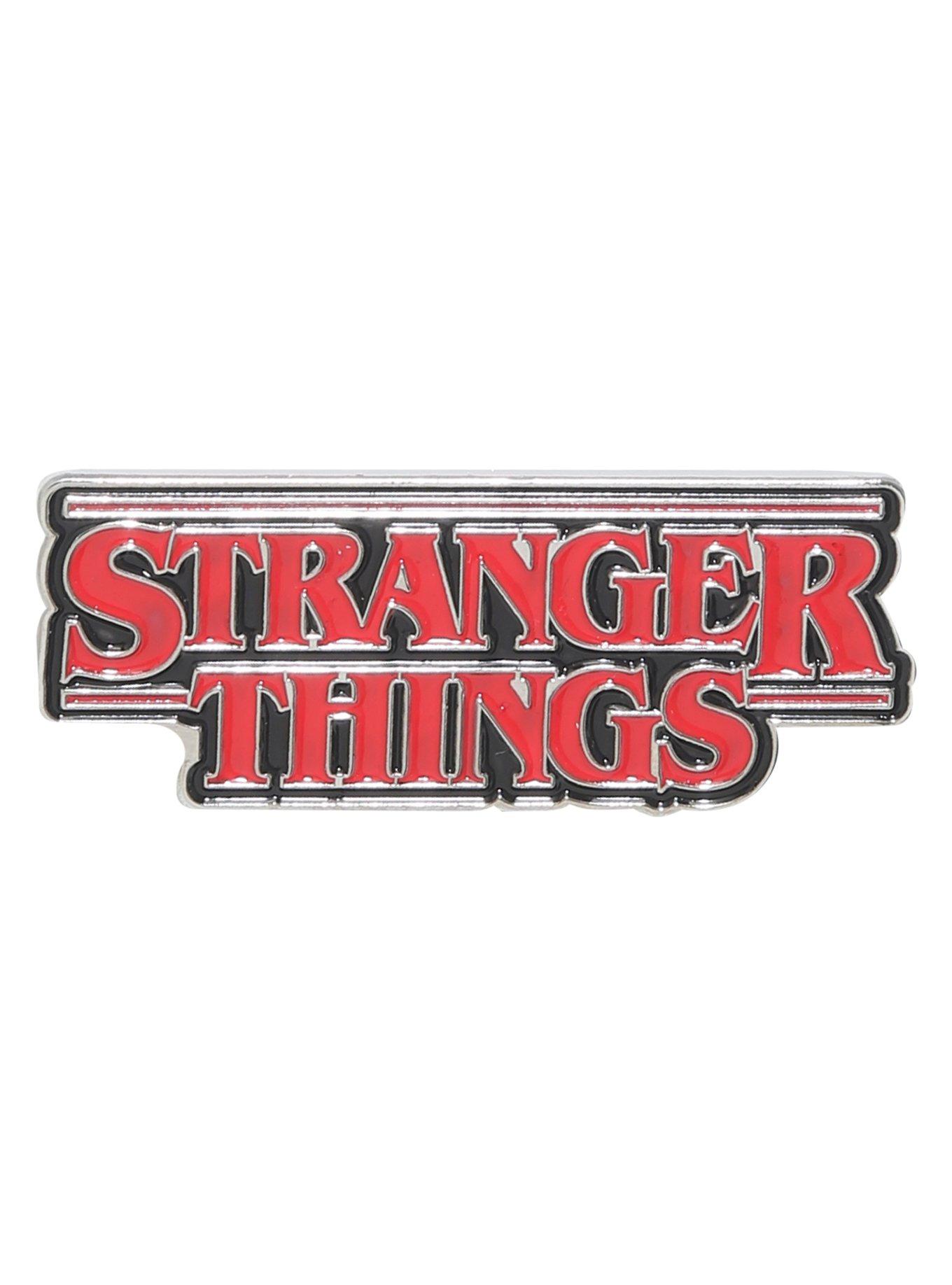 Stranger Things Logo Enamel Pin, , alternate