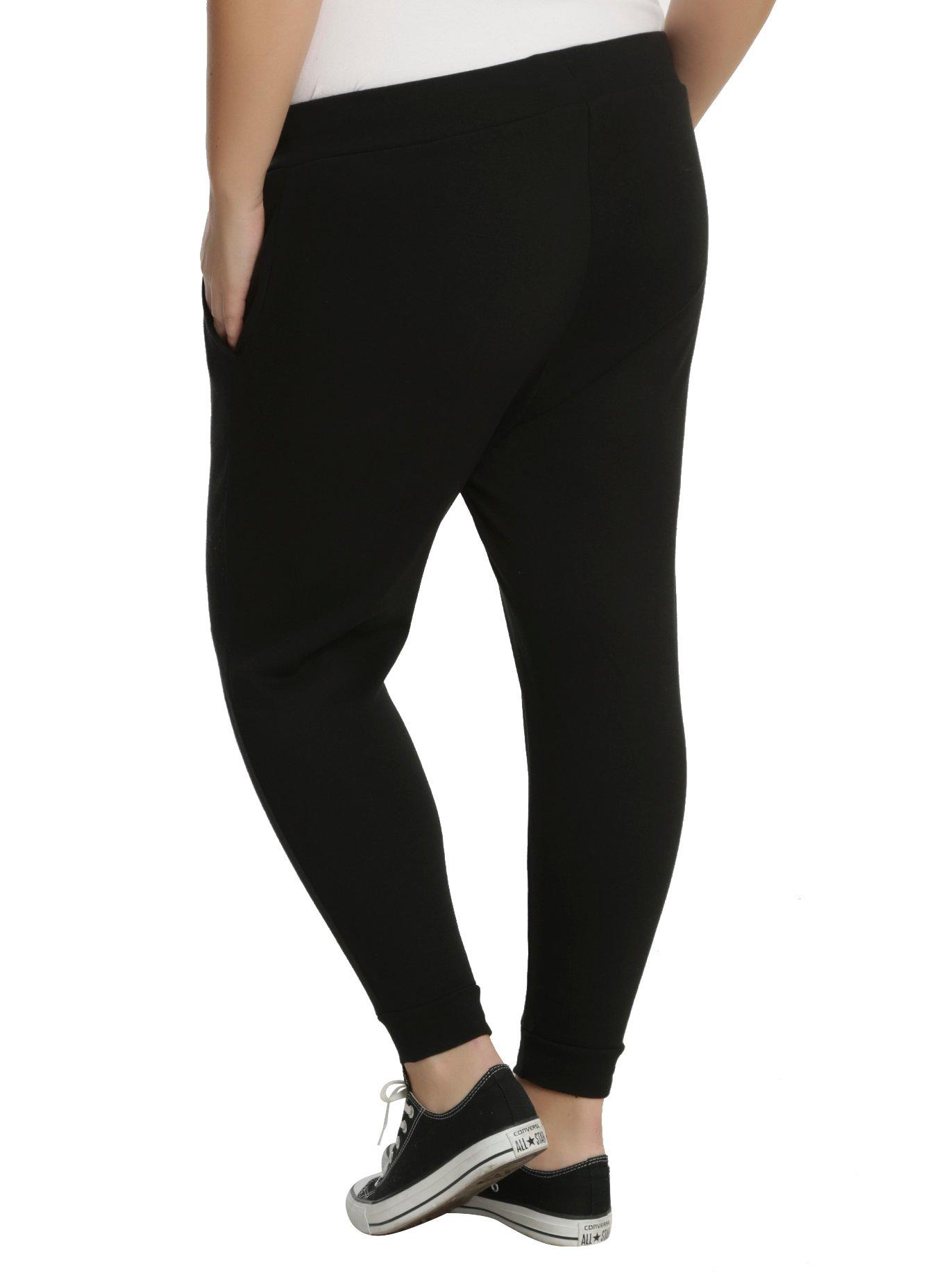 DC Comics Harley Quinn Girls Jogger Pants Plus Size, , alternate