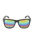 Matte Black Rainbow Revo Lens Sunglasses, , alternate