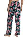 Disney Alice In Wonderland Cheshire Cat Tropical Print Guys Pajama Pants, , alternate