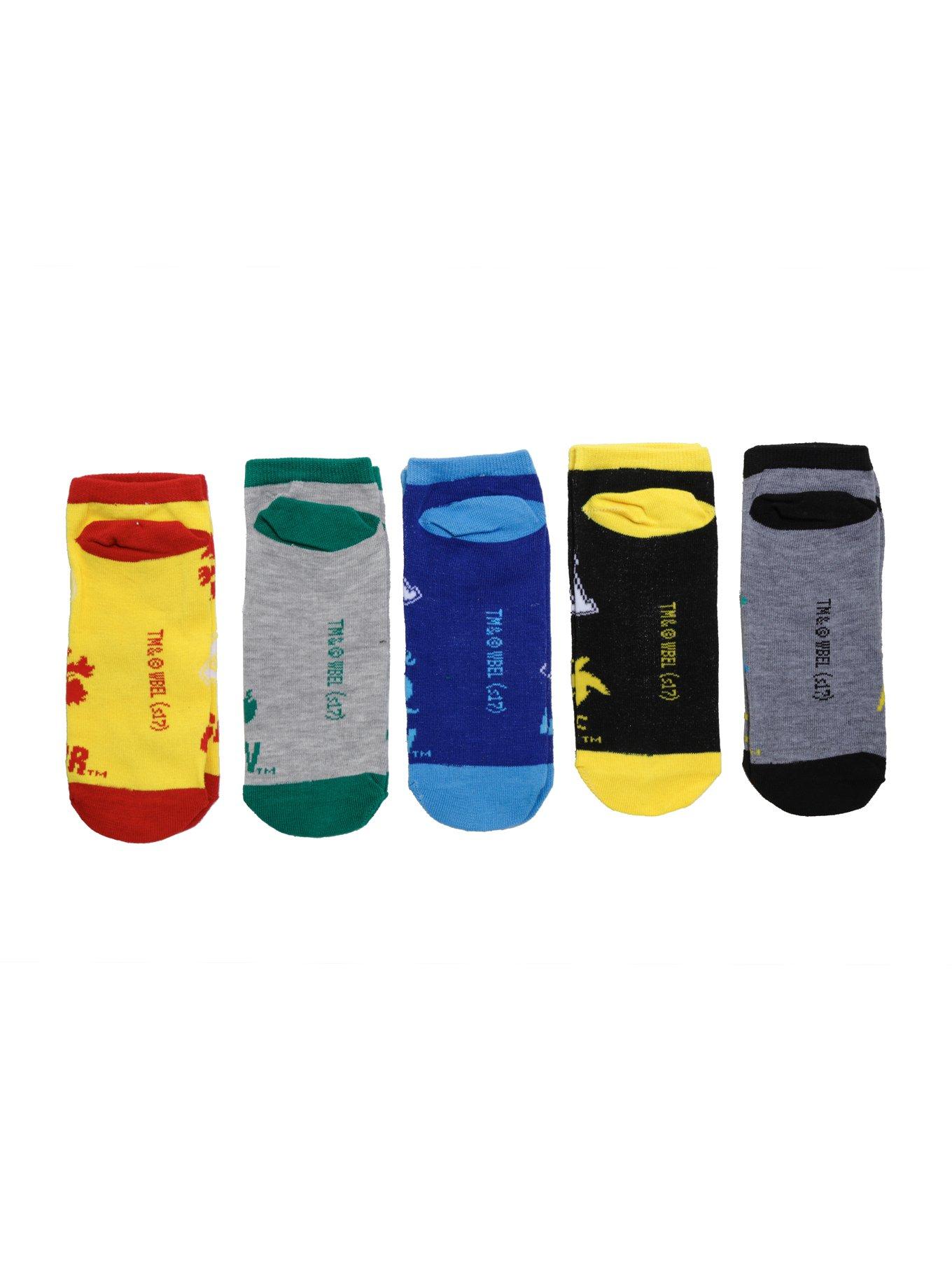 Harry Potter Athletic No-Show Socks 5 Pair, , alternate