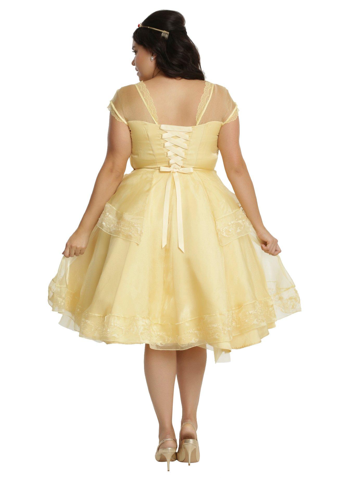Disney Beauty And The Beast Belle Ball Gown Plus Size, , alternate