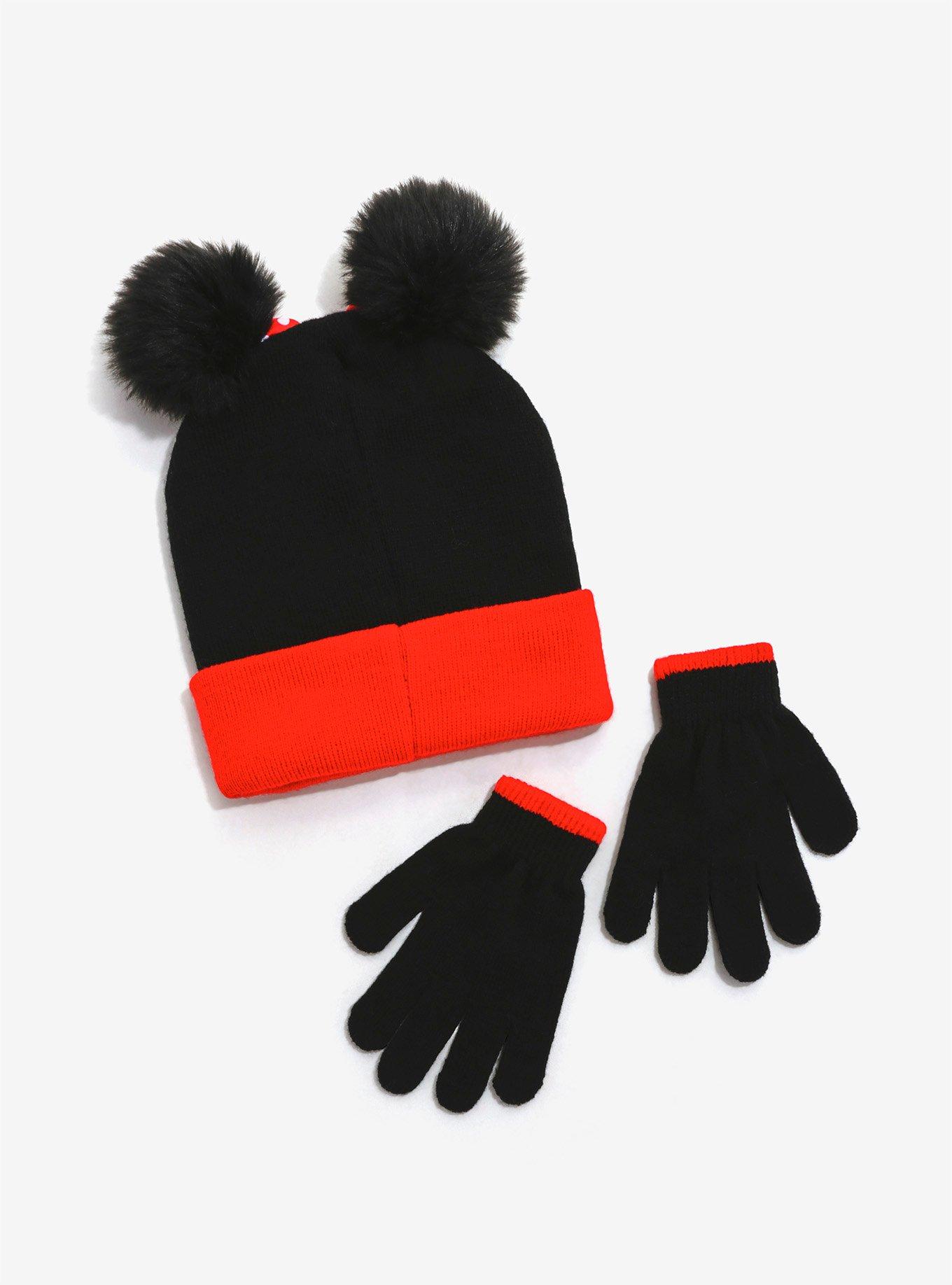 Disney Minnie Mouse Toddler Hat And Glove Set, , alternate