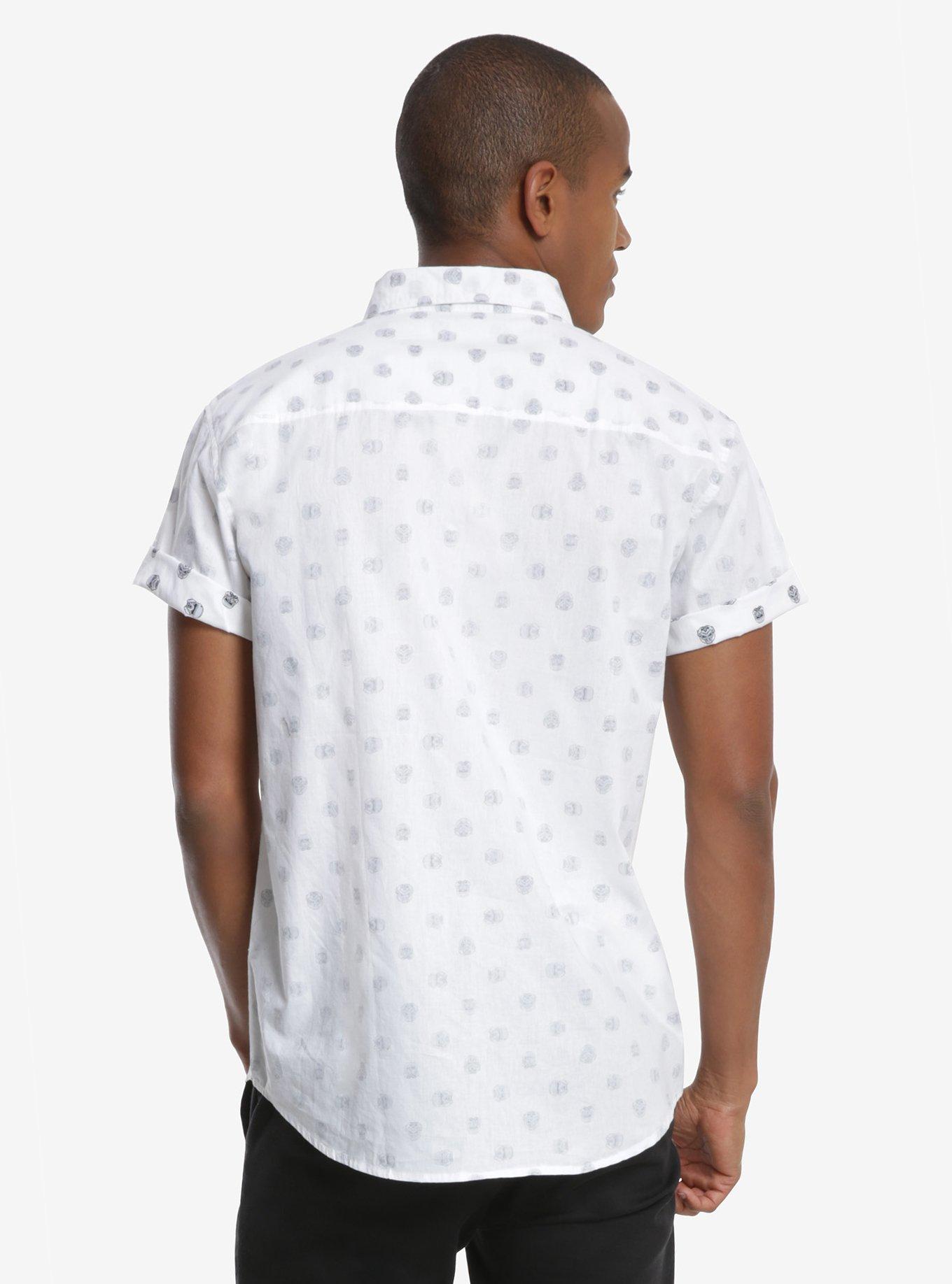 Star Wars Stormtrooper Dot Short Sleeve Woven Button-Up, , alternate