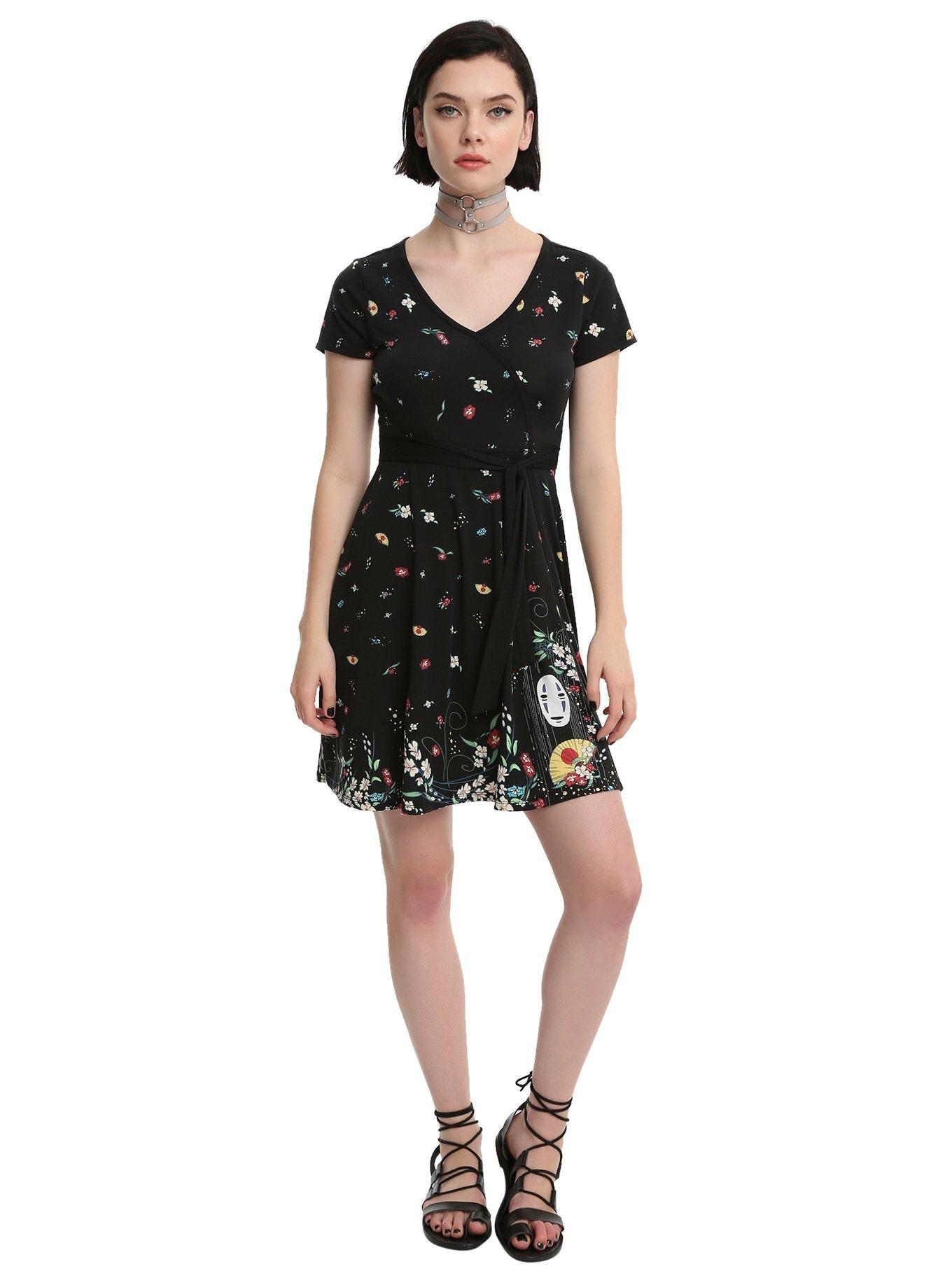 Her Universe Studio Ghibli Spirited Away Confetti Wrap Dress, , alternate