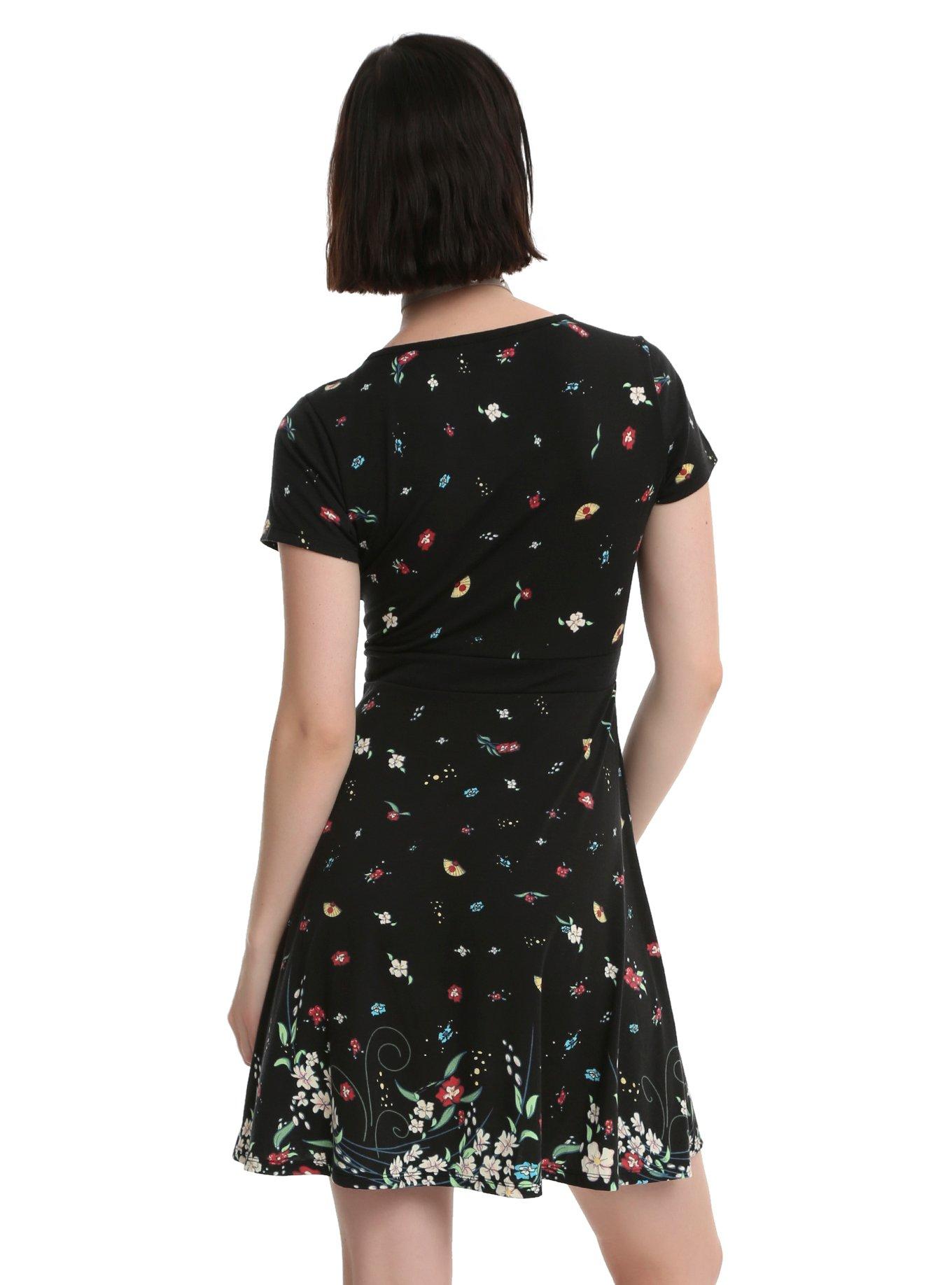 Her Universe Studio Ghibli Spirited Away Confetti Wrap Dress, , alternate