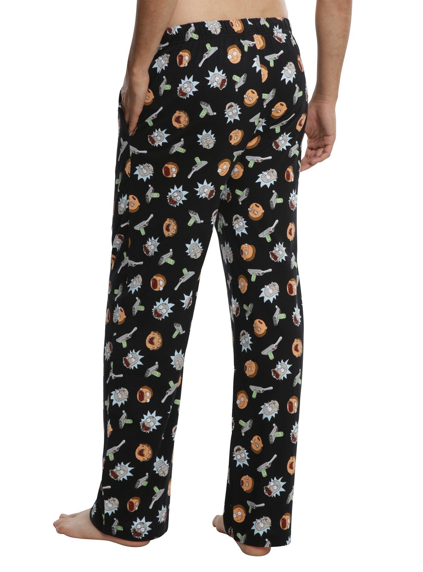 Rick And Morty Guys Pajama Pants, , alternate