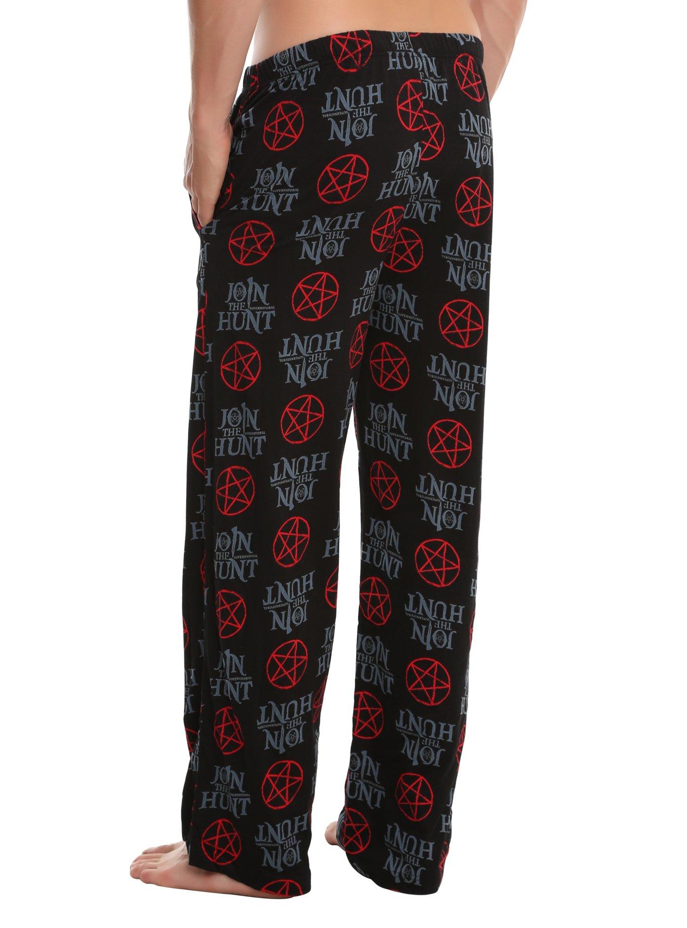 Supernatural Join The Hunt Guys Pajama Pants, , alternate