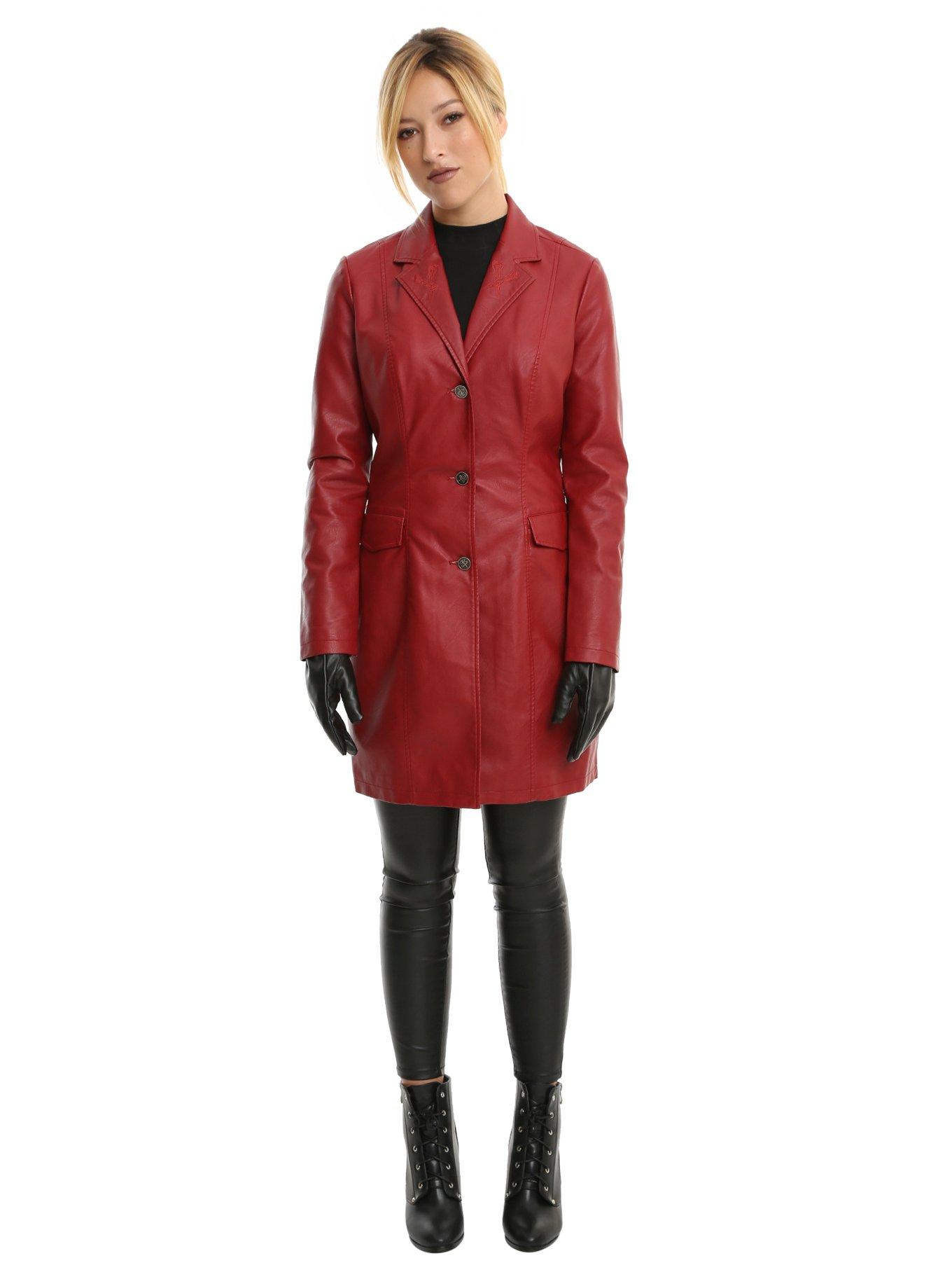 Buffy The Vampire Slayer Red Trench Coat, , alternate