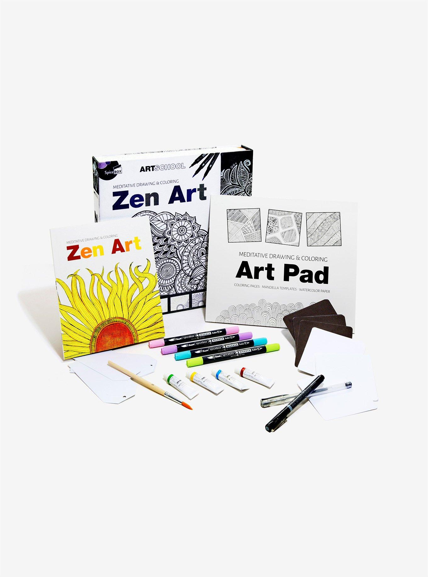 Zen Art Coloring Book Set, , alternate