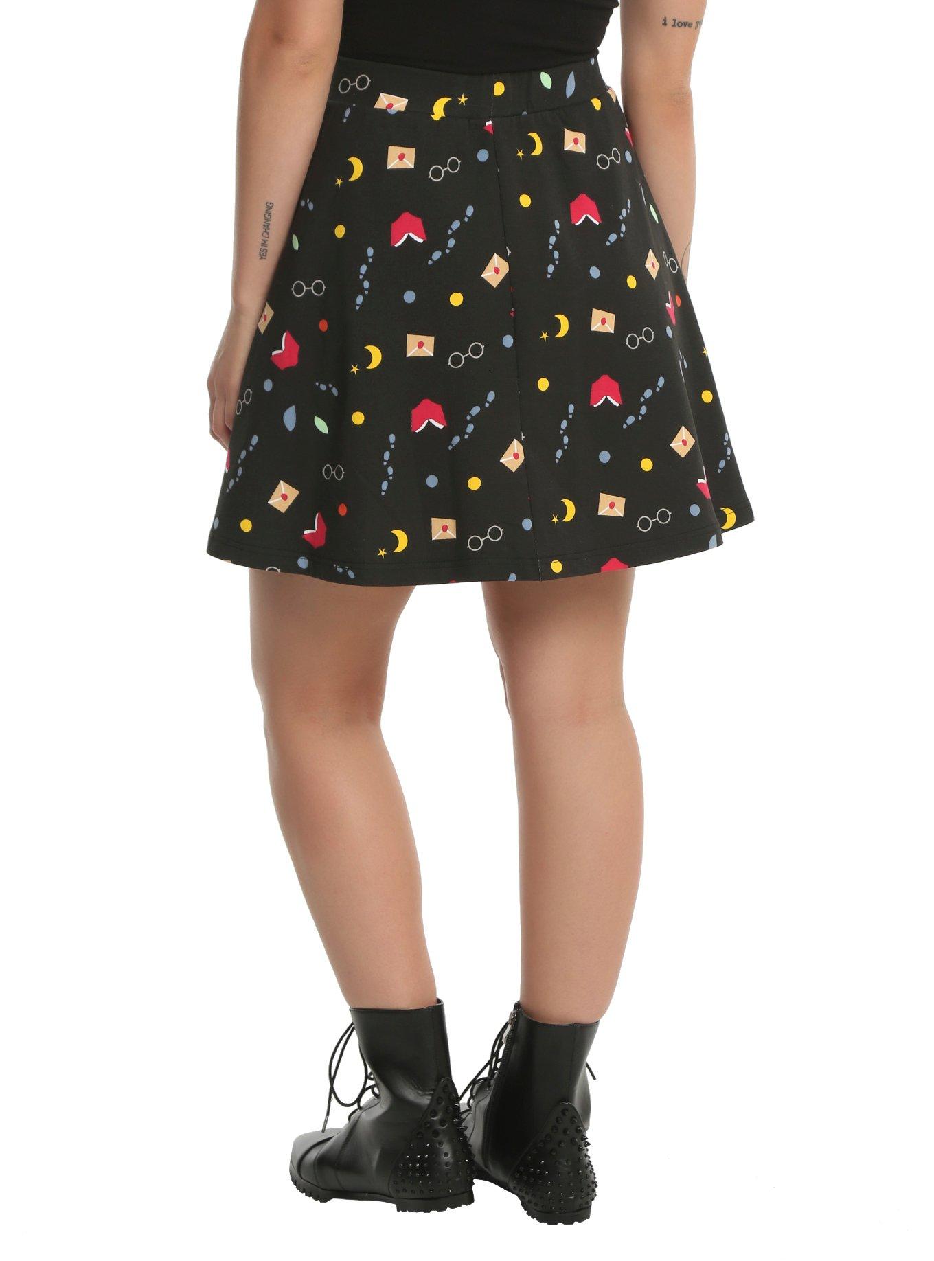 Harry Potter Icons Circle Skirt, , alternate