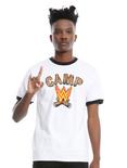 WWE Camp WWE Logo Ringer T-Shirt, , alternate