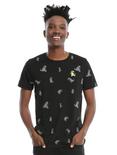 Rugrats Reptar Embroidered Patch T-Shirt, , alternate