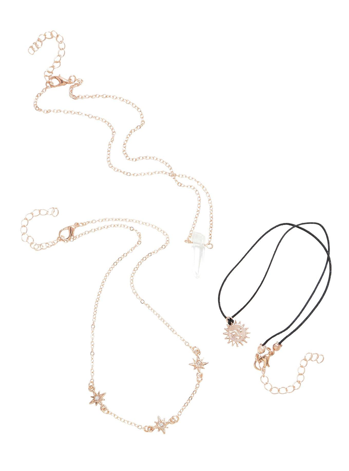 Blackheart Star & Moons Choker Set, , alternate