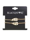 Blackheart Partners In Crime Heart BFF Bracelet Set, , alternate