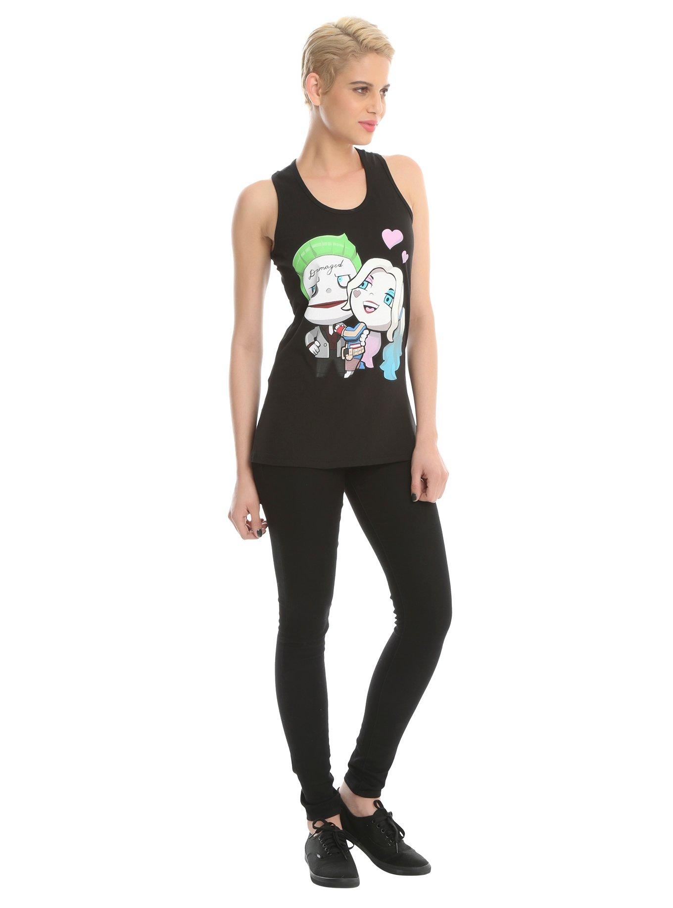 DC Comics Suicide Squad Chibi Love Girls Tank Top, , alternate