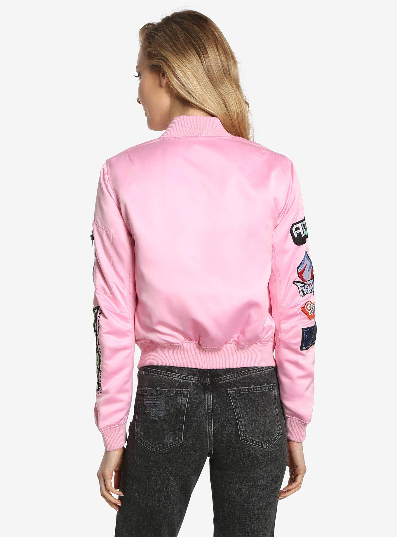 Overwatch D.Va Patch Womens Bomber Jacket, , alternate