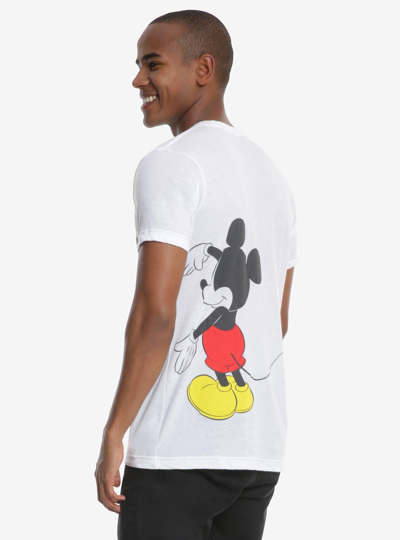 Disney Mickey Mouse Heart Arms T-Shirt, , alternate