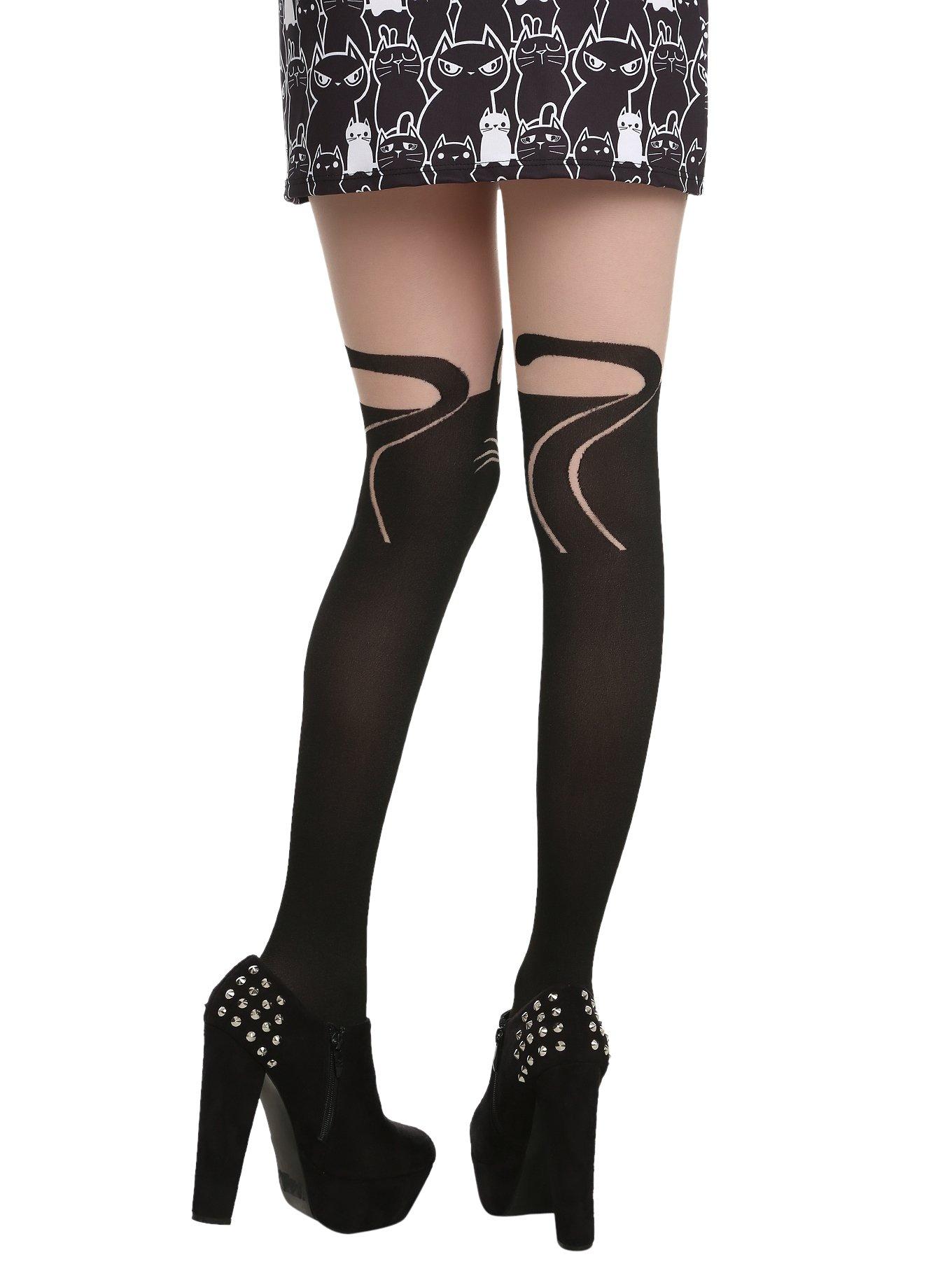Cat Faux Thigh High Stockings · Noirlu · Online Store Powered by Storenvy