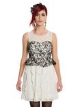 Harry Potter Black Lace & Ivory Ruffle Gown, , alternate