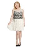 Harry Potter Black Lace & Ivory Ruffle Gown Plus Size, , alternate