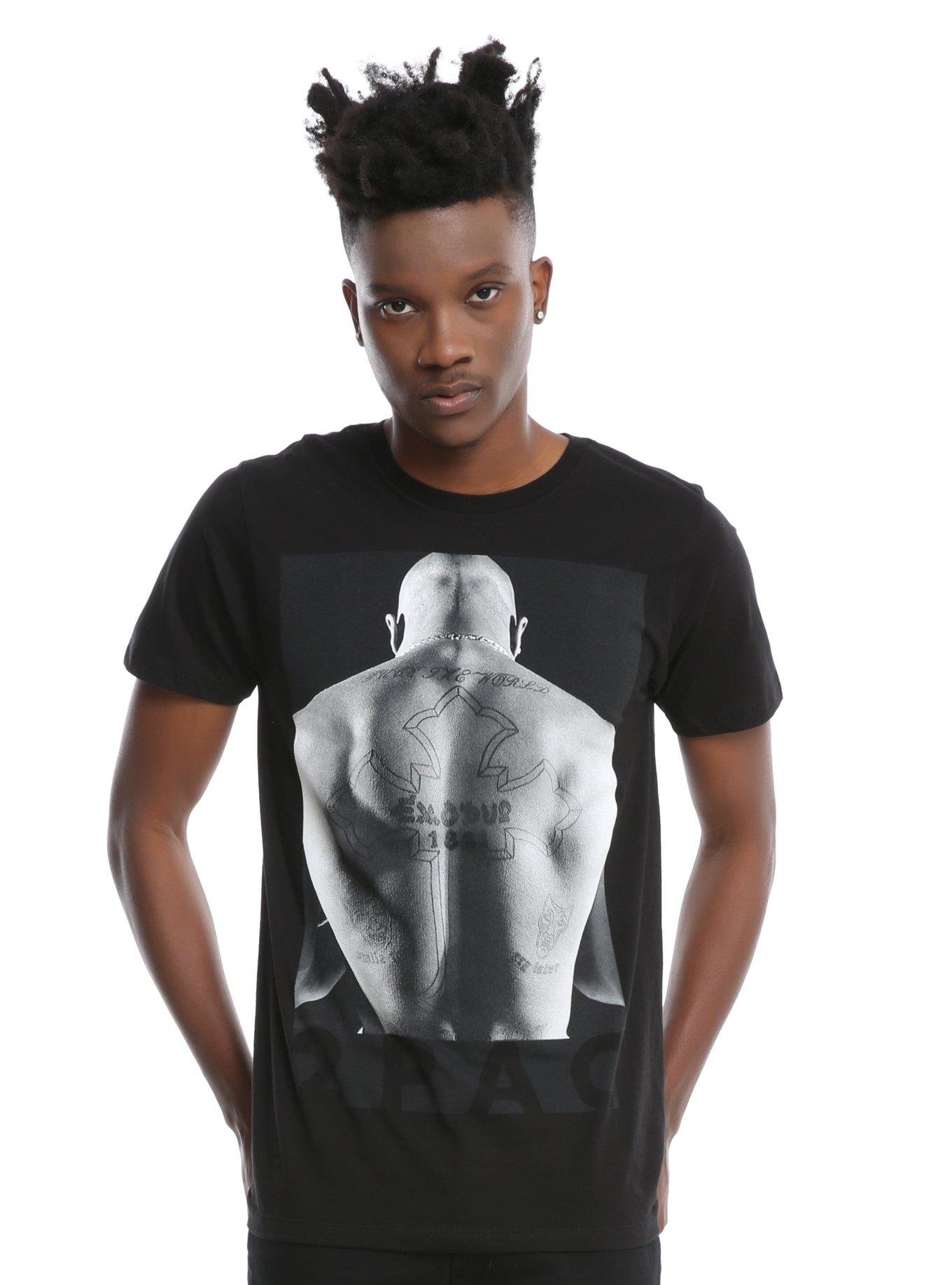 Tupac 2Pac Back Photo T-Shirt, , alternate