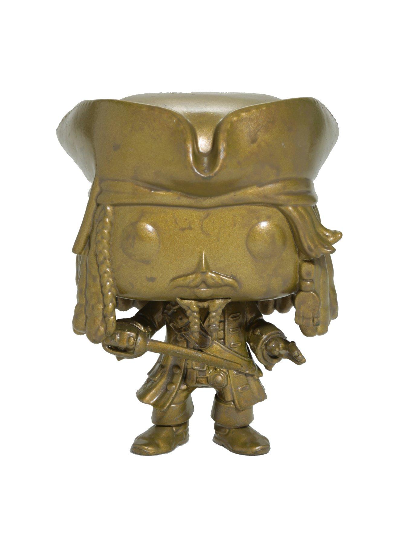 Funko Disney Pirates Of The Caribbean: Dead Men Tell No Tales Pop! Jack Sparrow (Gold) Vinyl Figure Hot Topic Exclusive, , alternate